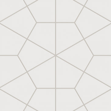 Hexite Original Ceramic Tile in Frost Matte