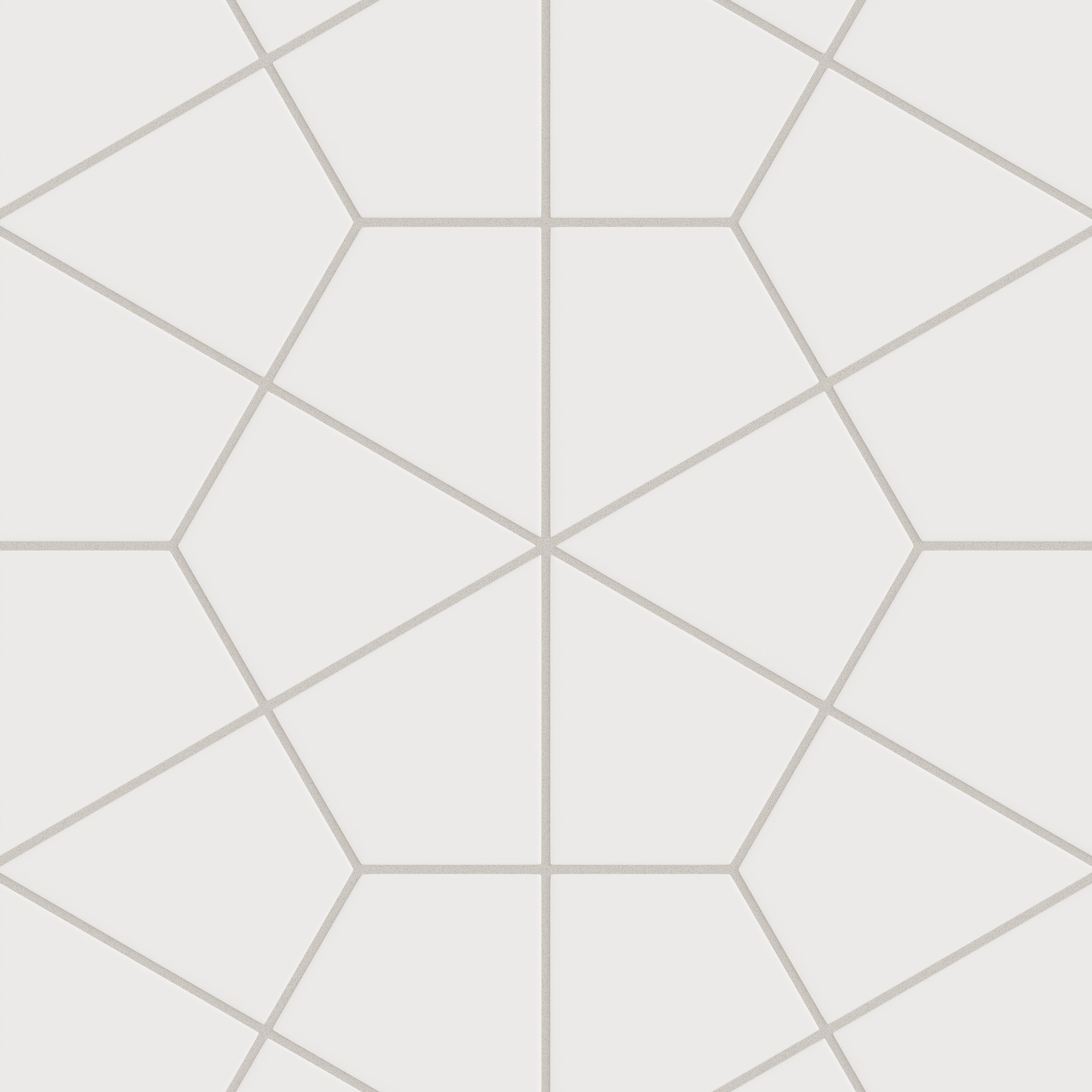 Hexite Original Ceramic Tile in Frost Matte