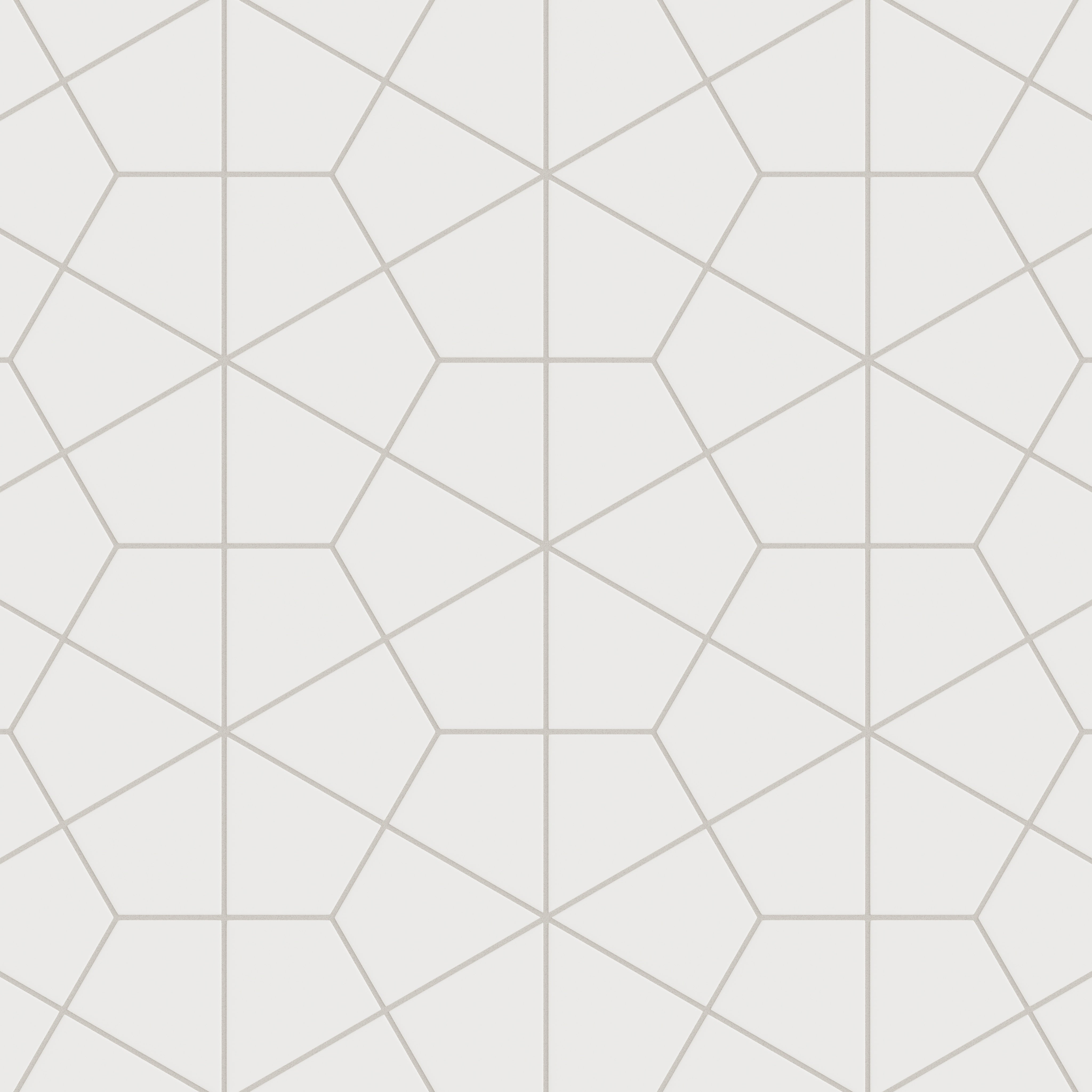 Hexite Original Ceramic Tile in Frost Matte