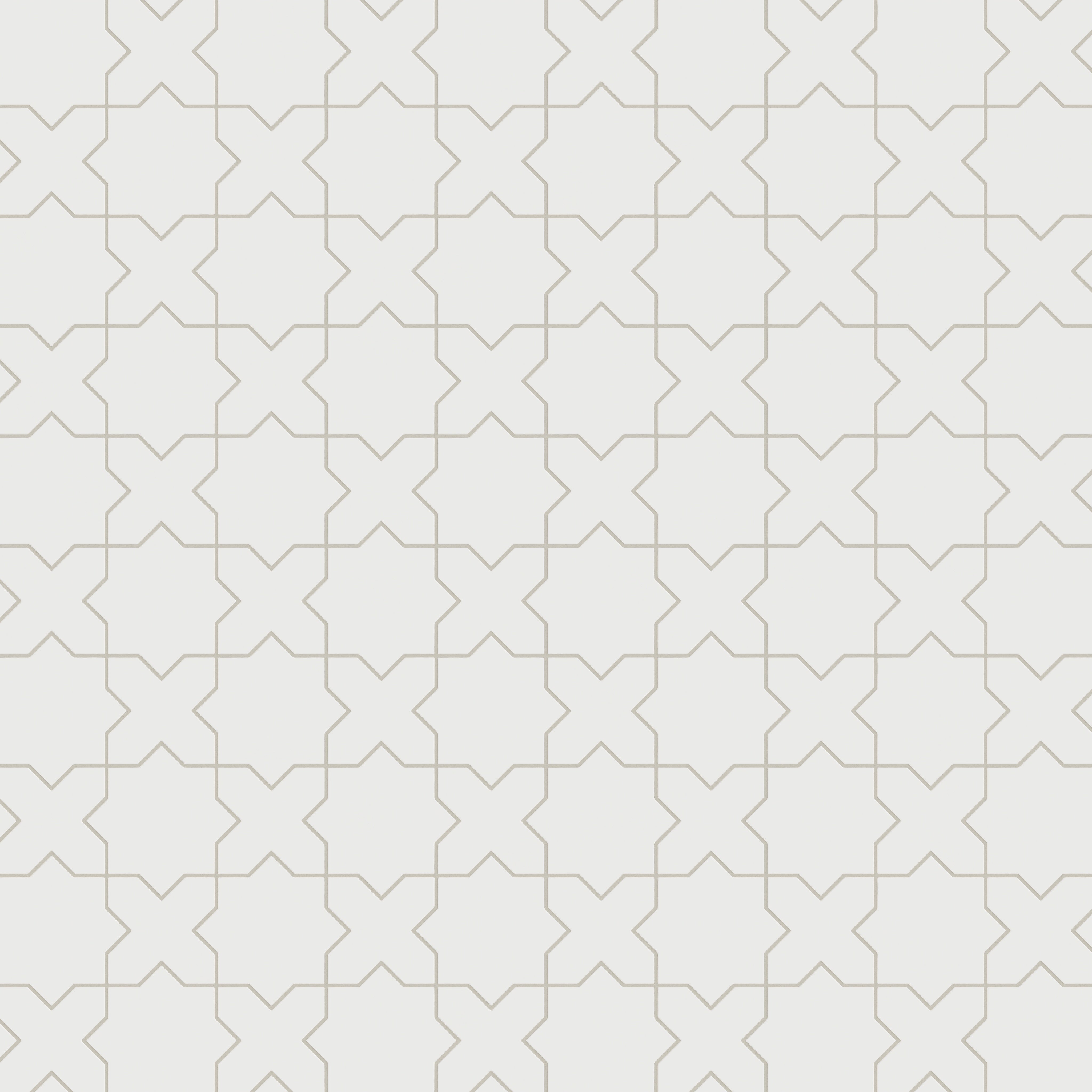 Star & Cross Original Ceramic Tile in Frost Matte