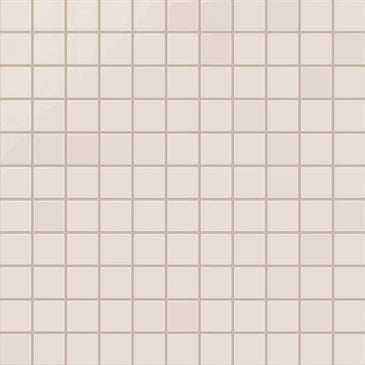 2x2 Straight Set Sheeted Natural Press Ceramic Mosaic Tile in Full Sail Gloss