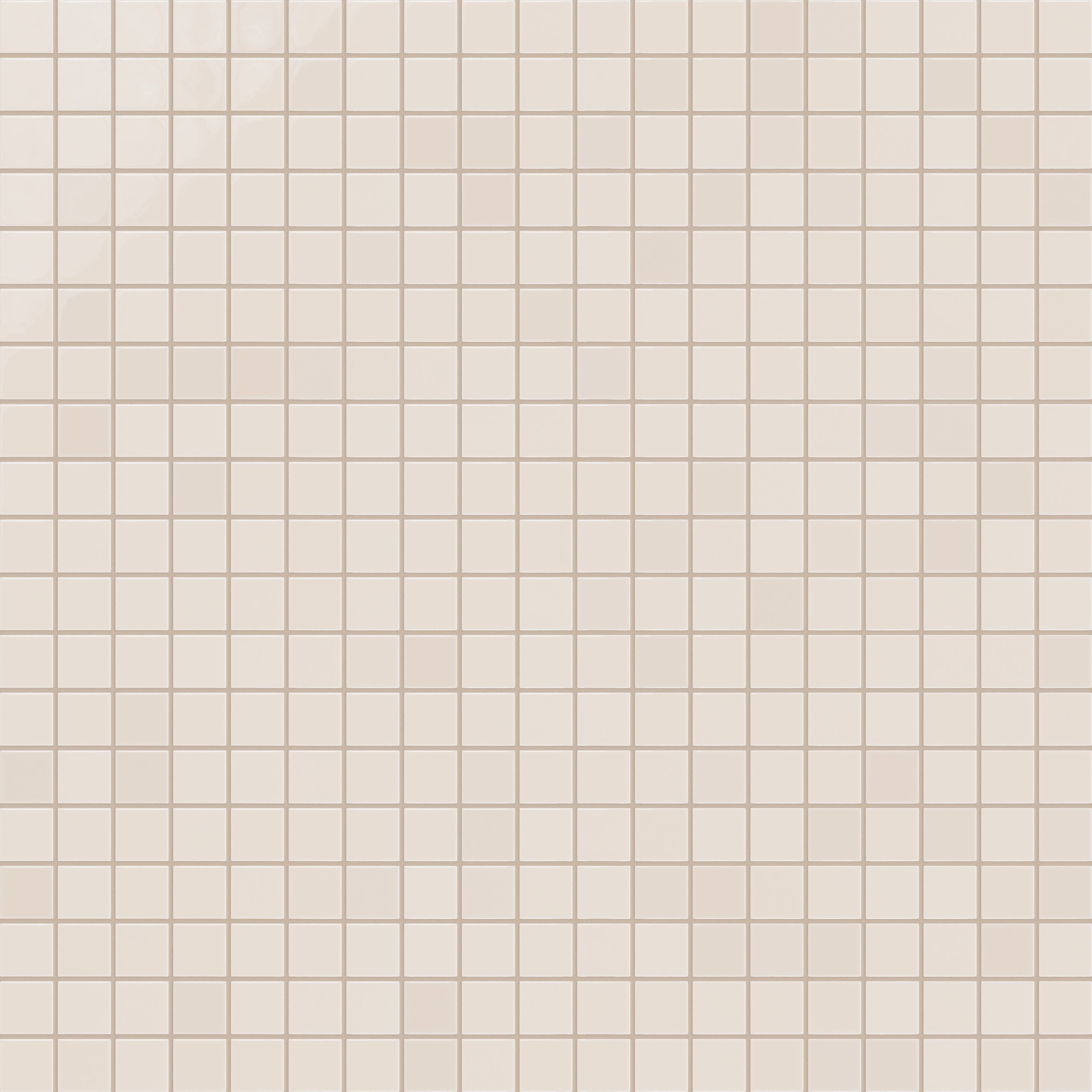 2x2 Straight Set Sheeted Natural Press Ceramic Mosaic Tile in Full Sail Gloss