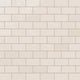 2x4 Half Offset Sheeted Natural Press Ceramic Mosaic Tile in Full Sail Gloss