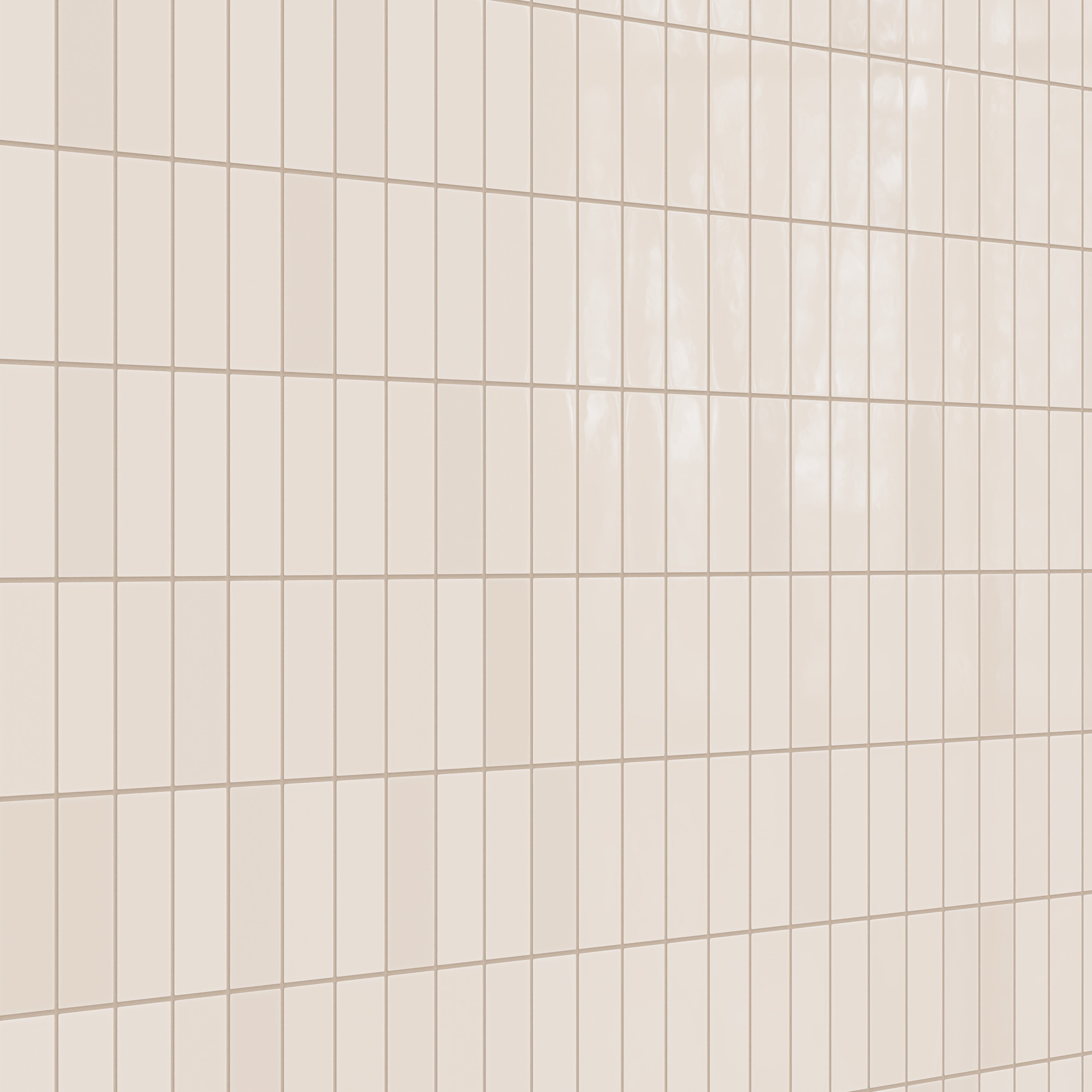 2x6 Natural Press Ceramic Tile in Full Sail Gloss