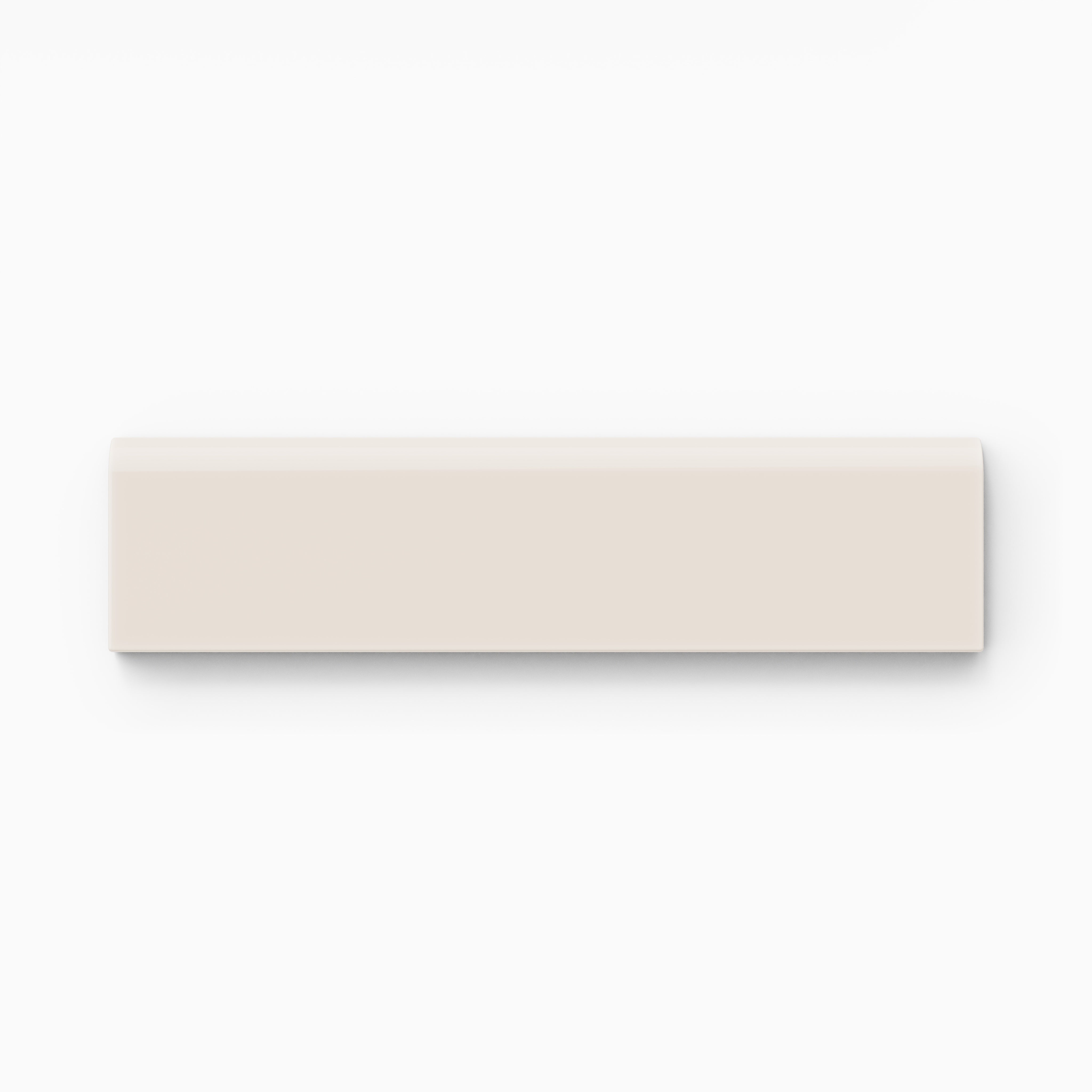 Quick Ship 2x8 Long Edge Bullnose Natural Press Trim in Full Sail Gloss