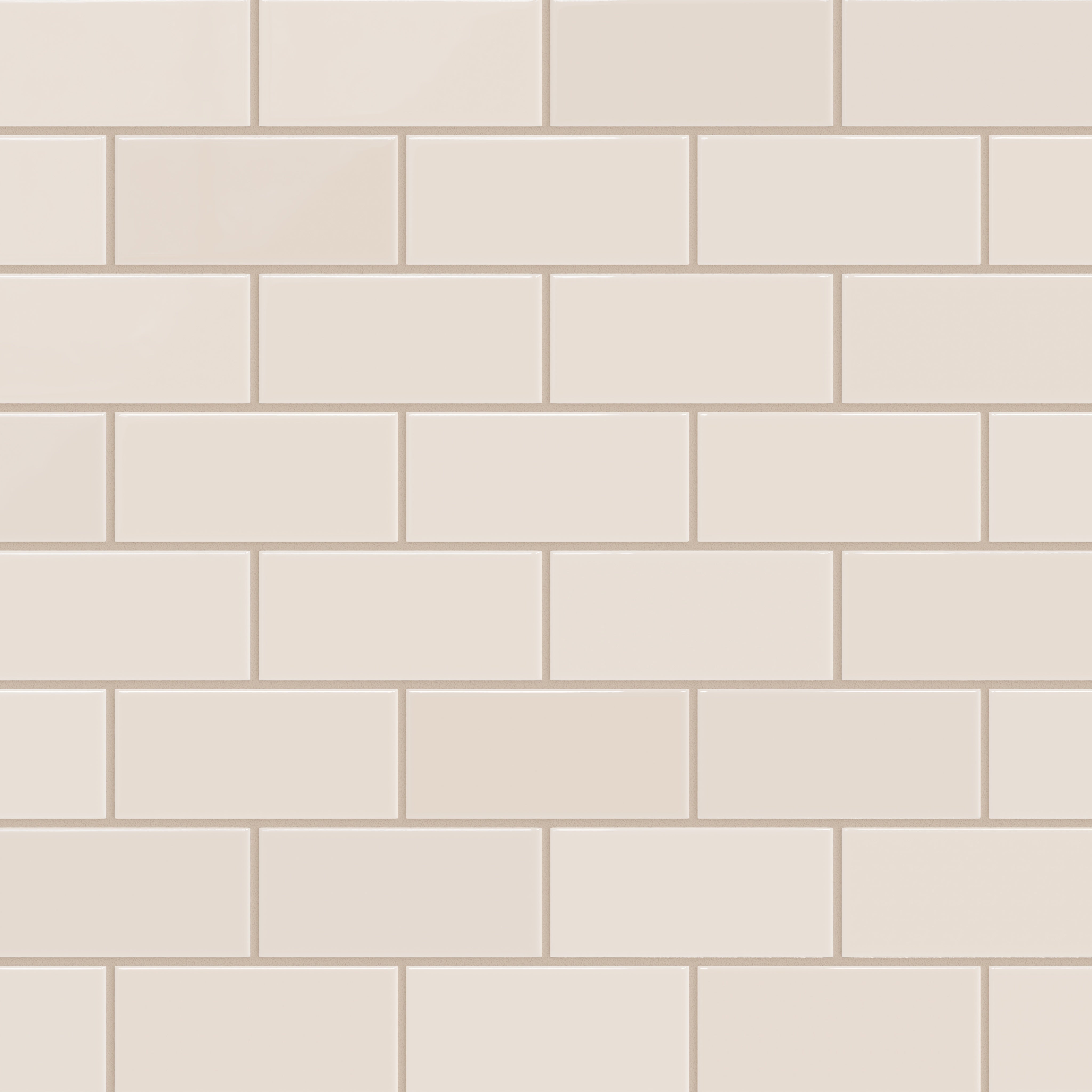 pompompearlページ Pearl 3x6 Gloss Natural Press Ceramic Tile - Fireclay Tile