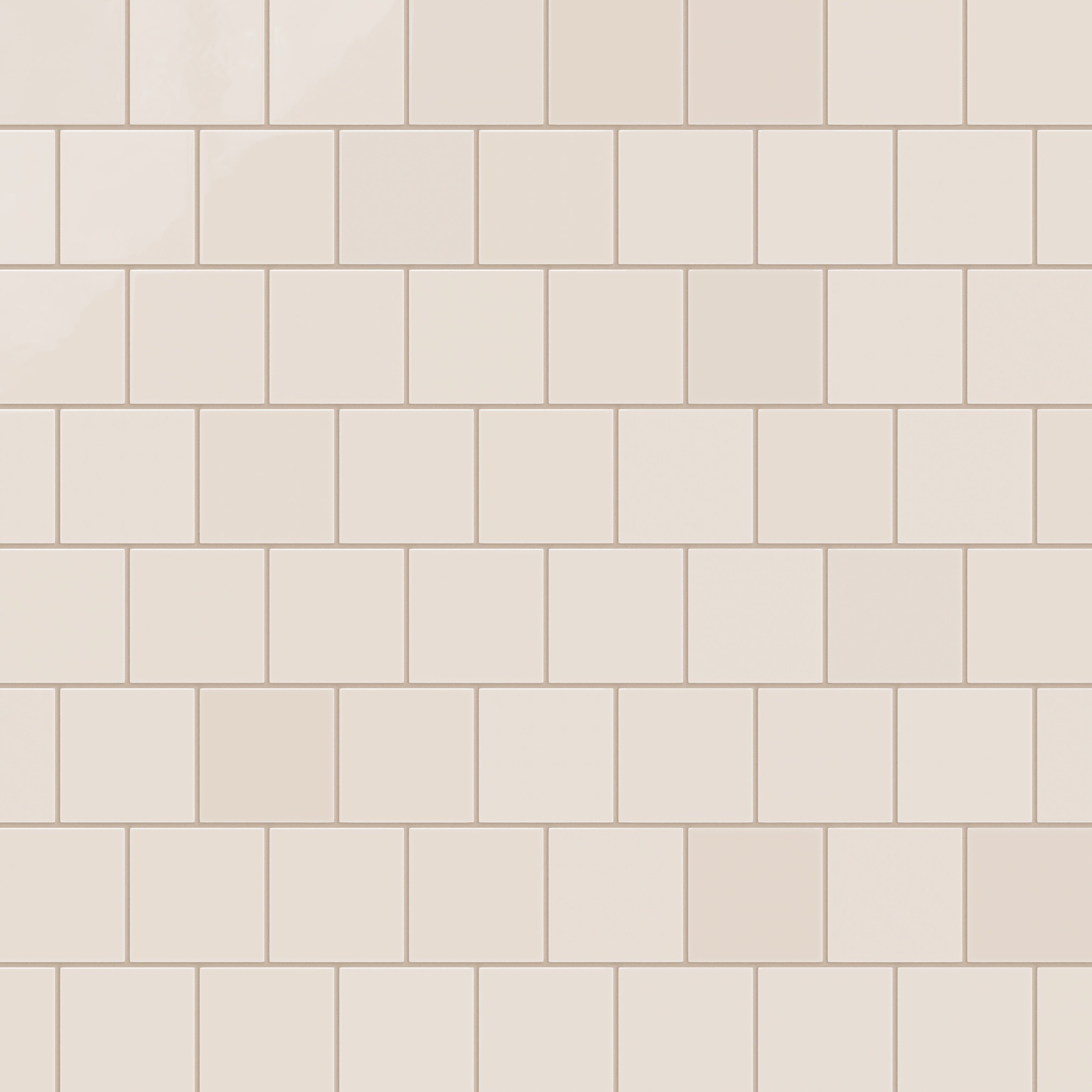 4x4 Natural Press Ceramic Tile in Full Sail Gloss