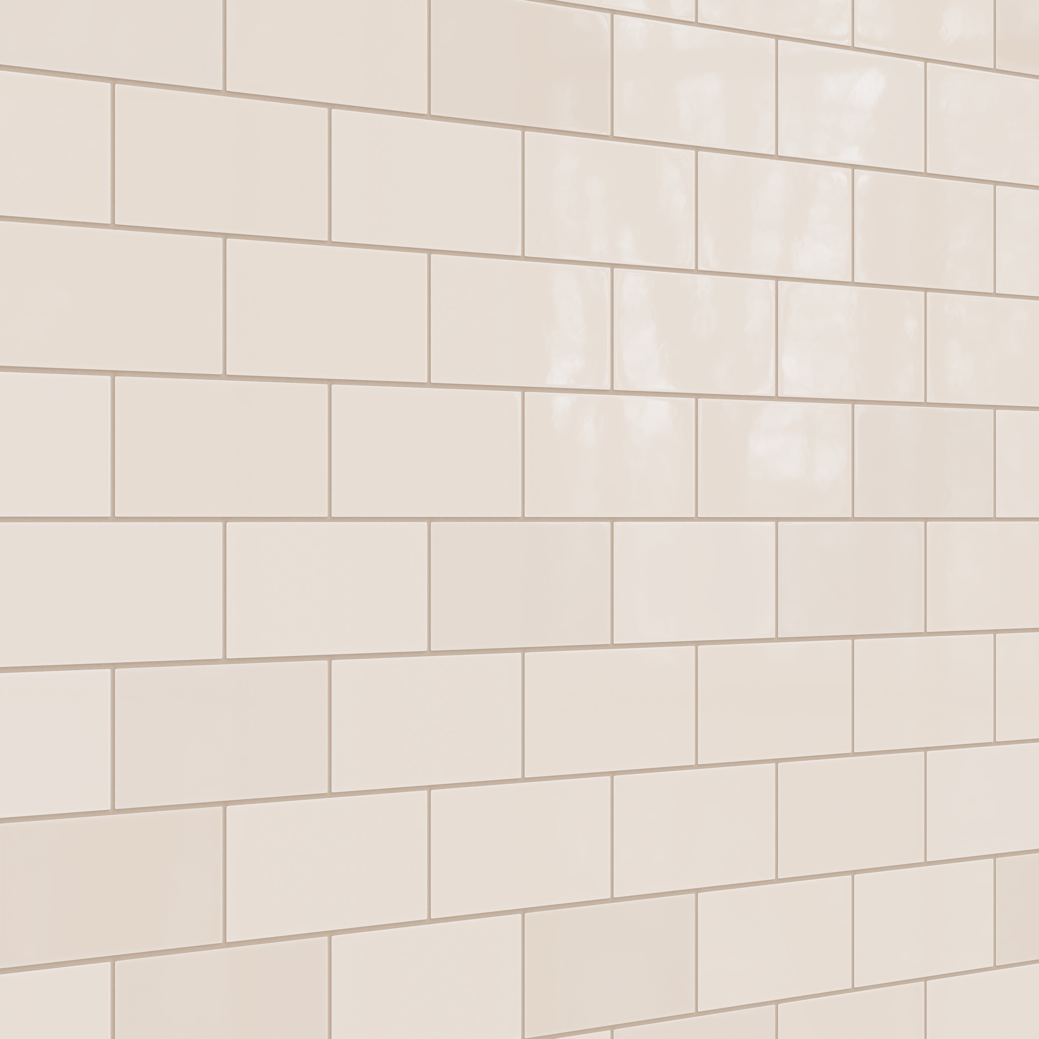 4x8 Natural Press Ceramic Tile in Full Sail Gloss