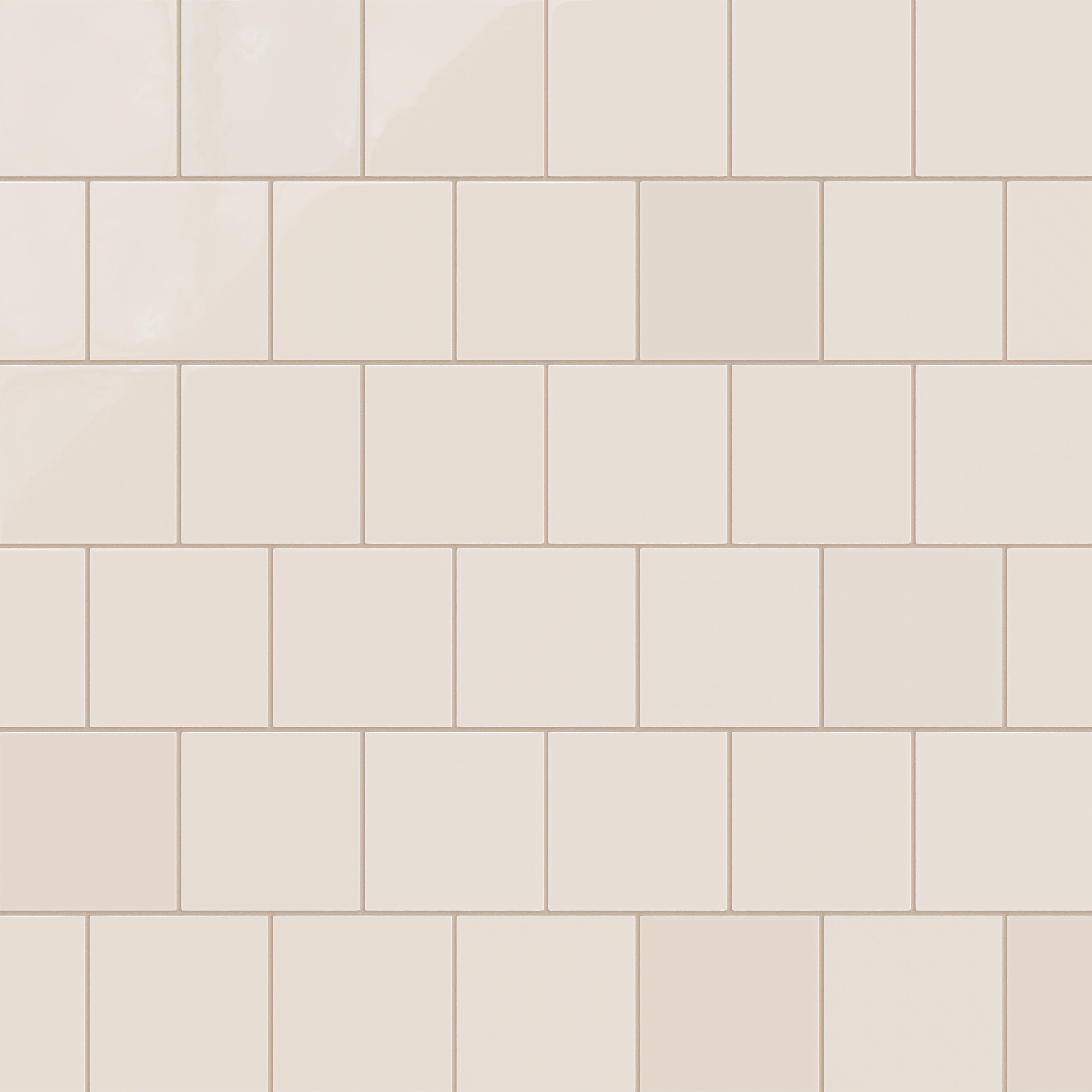 6x6 Natural Press Ceramic Tile in Full Sail Gloss