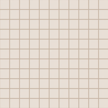 2x2 Straight Set Sheeted Natural Press Ceramic Mosaic Tile in Full Sail Matte