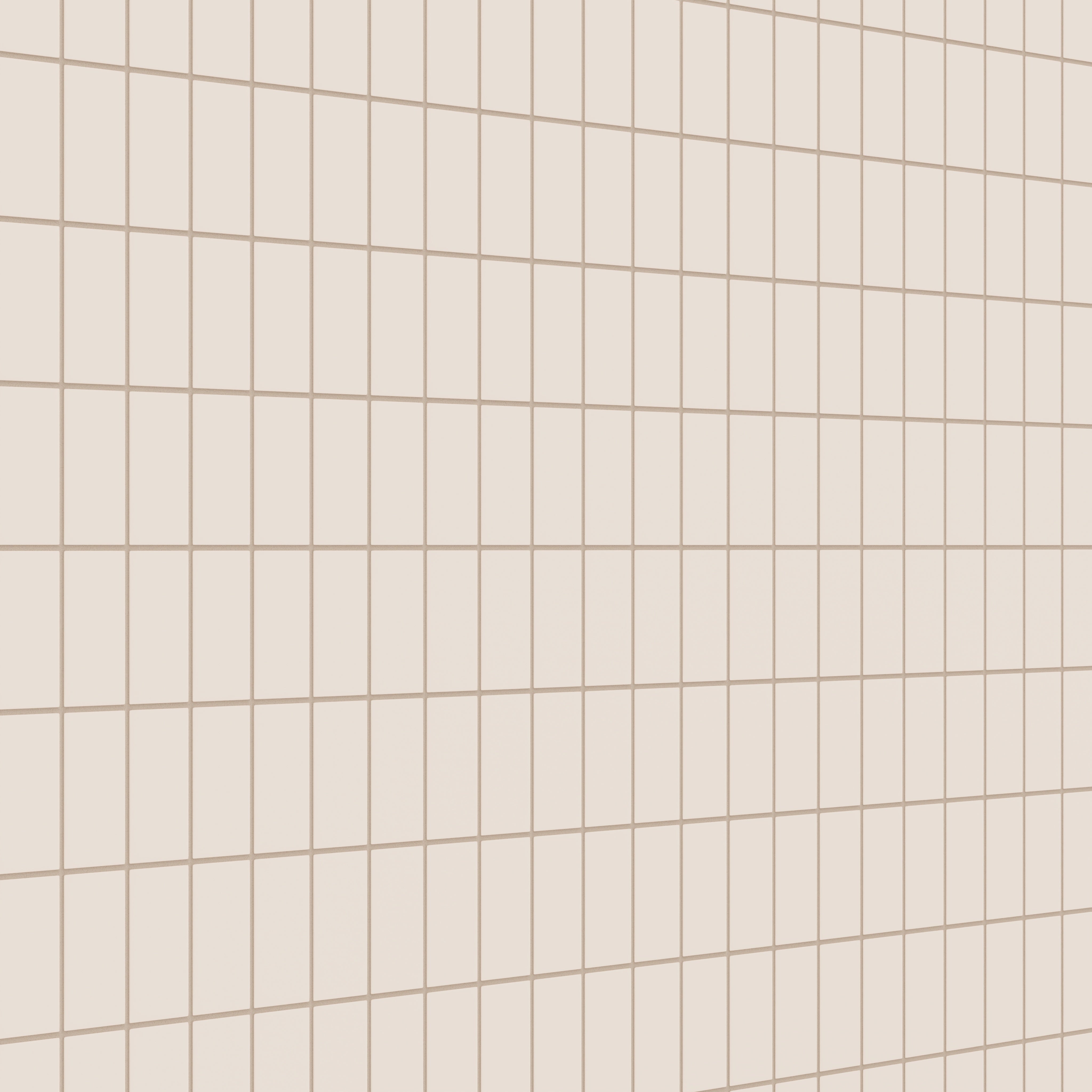 2x4 Straight Set Sheeted Natural Press Ceramic Mosaic Tile in Full Sail Matte