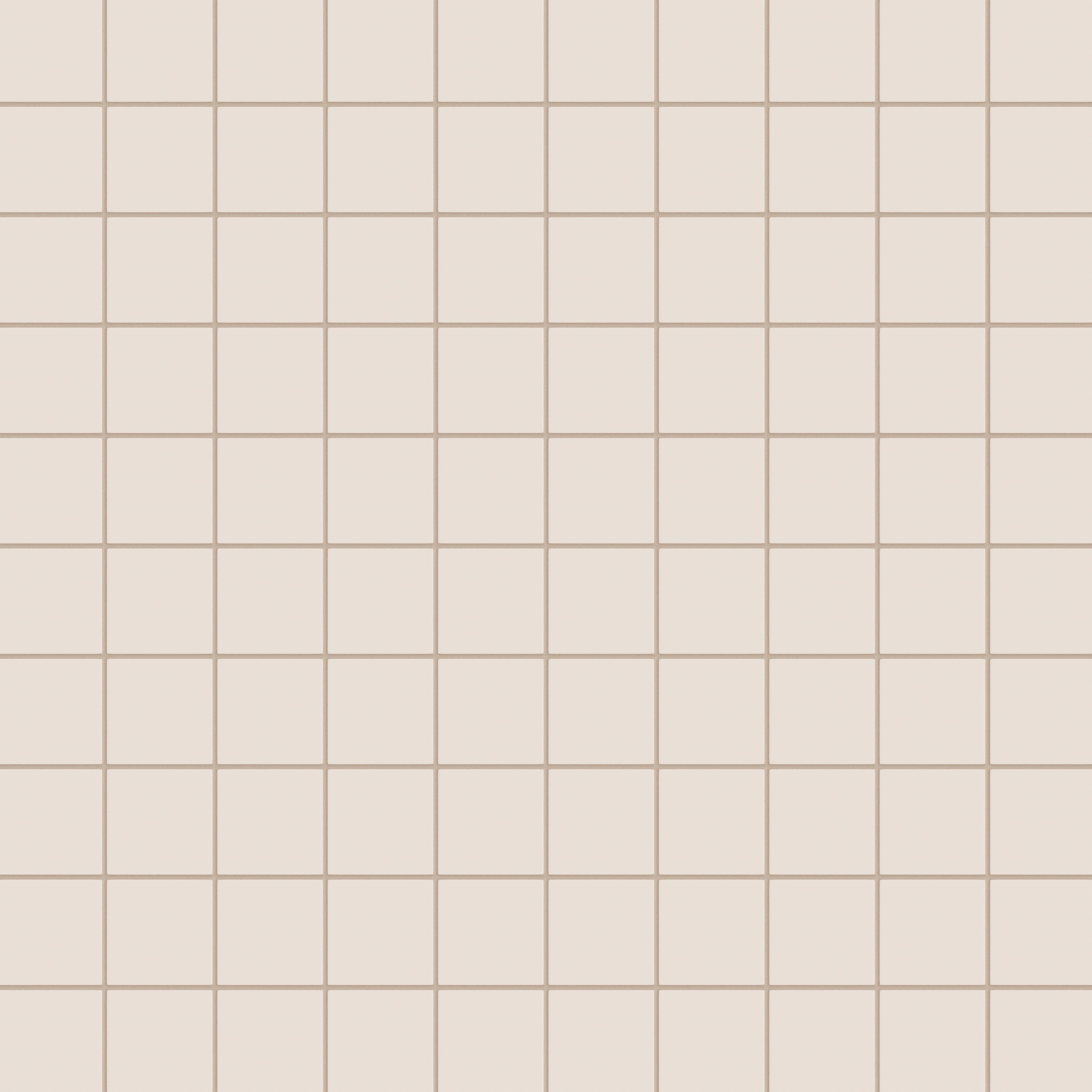 3x3 Straight Set Sheeted Natural Press Ceramic Mosaic Tile in Full Sail Matte