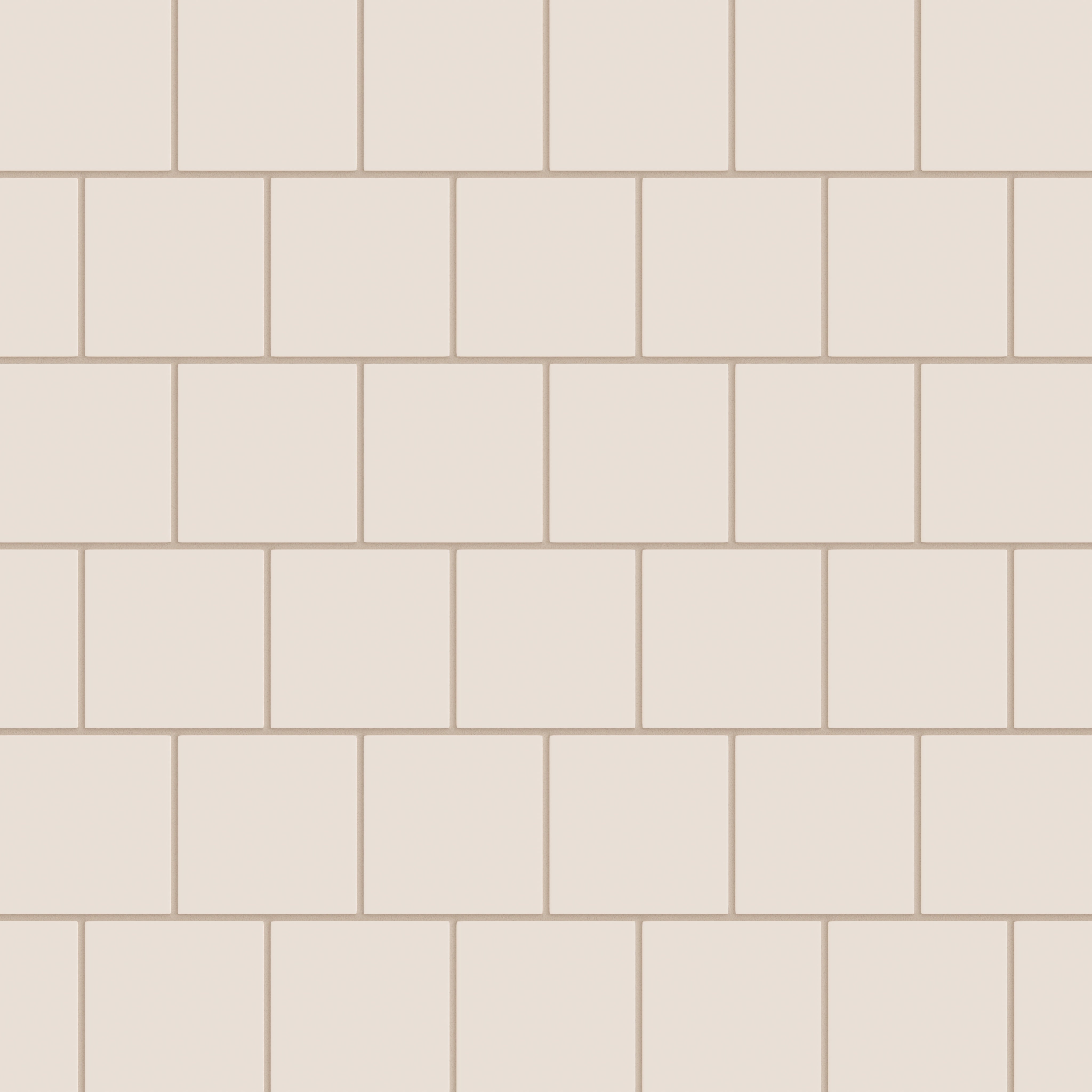 4x4 Natural Press Ceramic Tile in Full Sail Matte