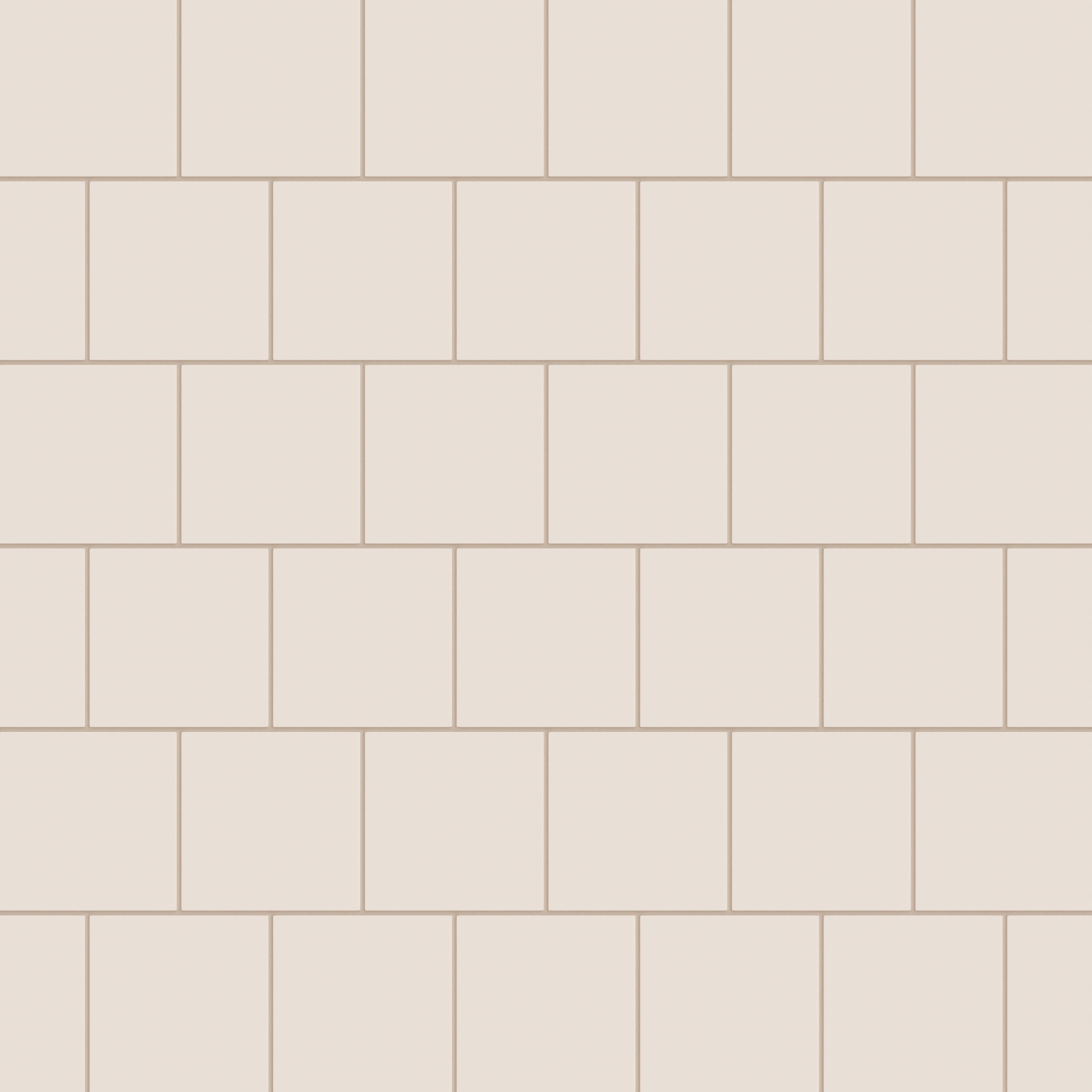 6x6 Natural Press Ceramic Tile in Full Sail Matte