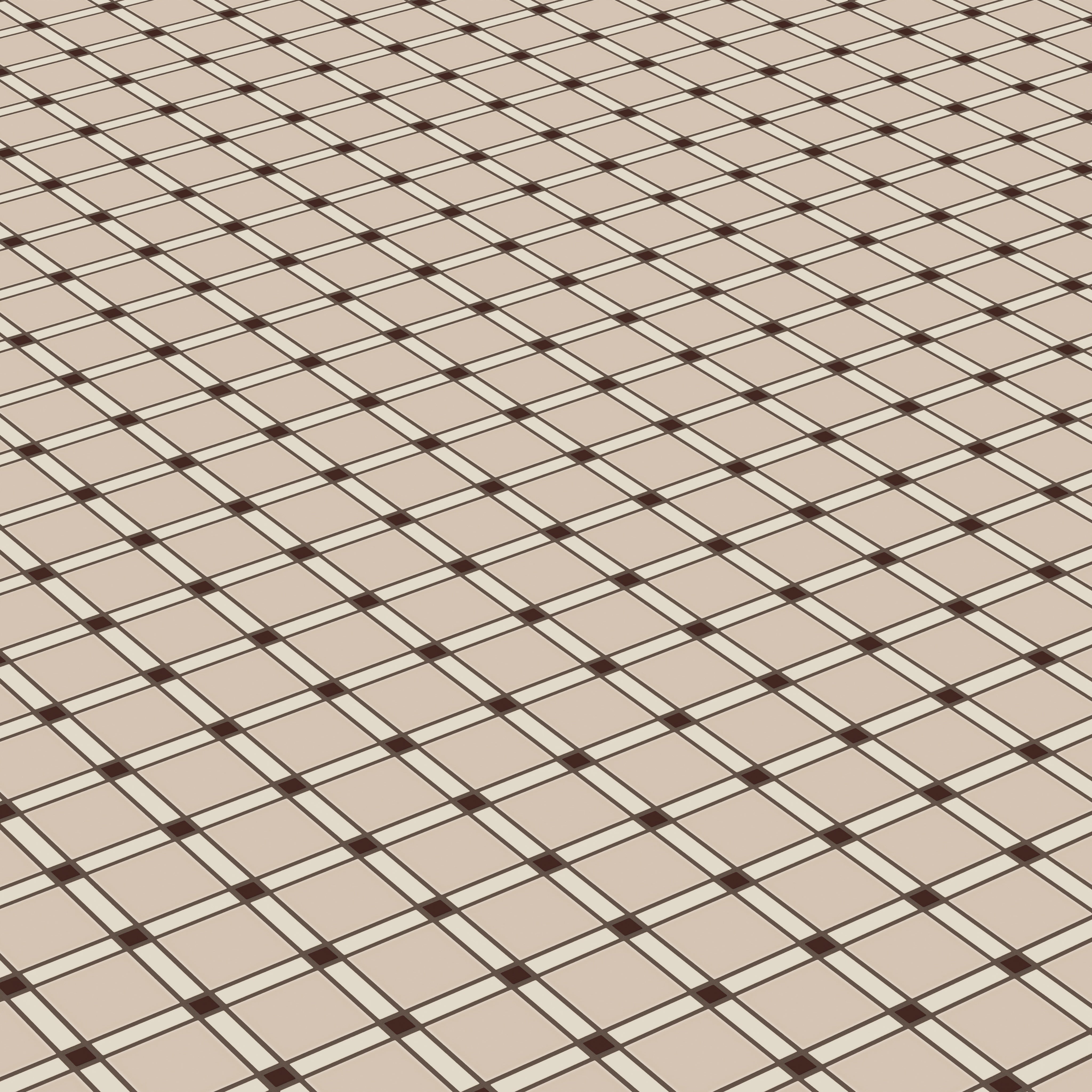 Lattice Sheeted Original Ceramic Tile in Garnet Matte, Ivory Matte & Sweet Pea Matte