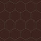 6" Hexagon Original Ceramic Tile in Garnet Matte