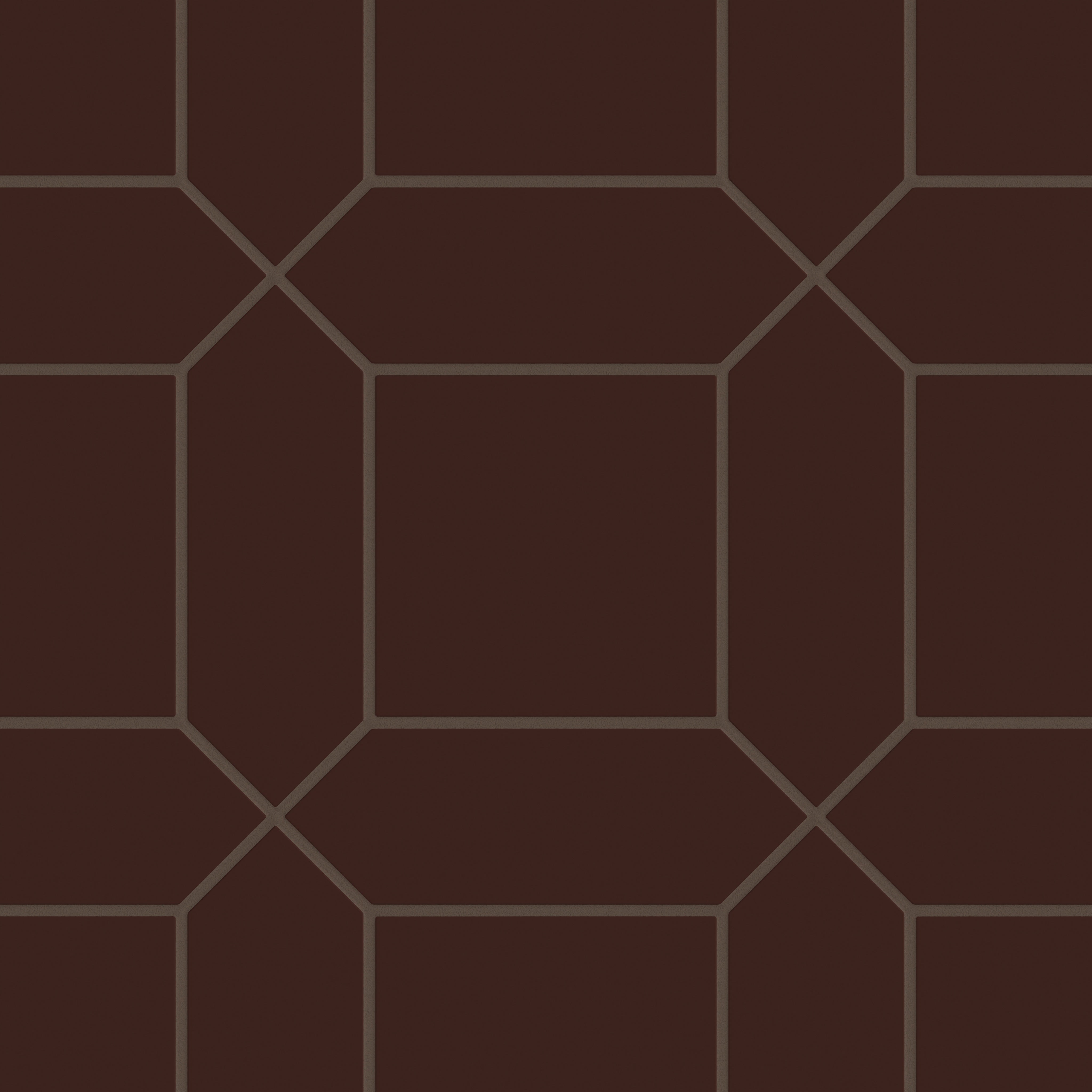 Atrium Original Ceramic Tile in Garnet Matte