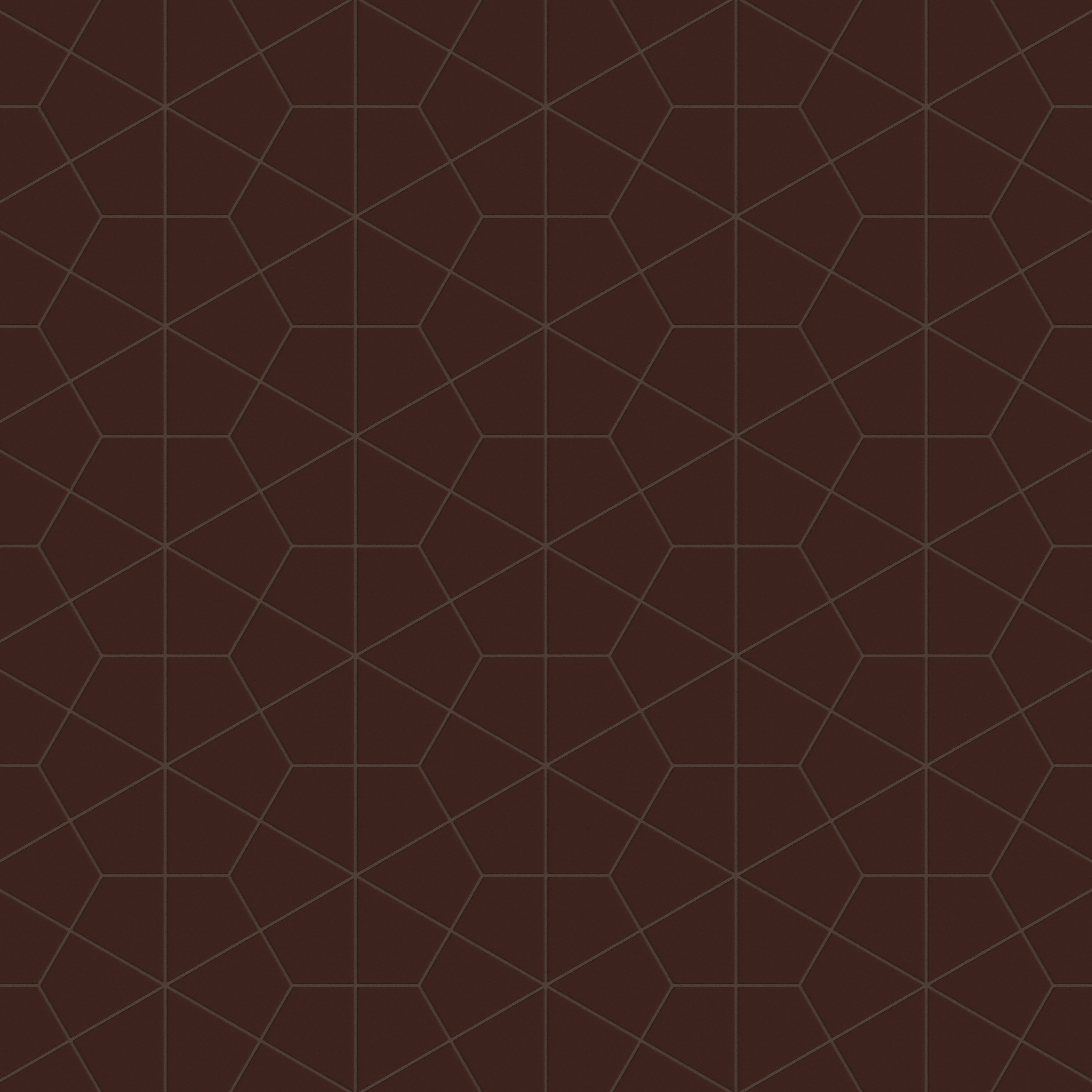 Hexite Original Ceramic Tile in Garnet Matte
