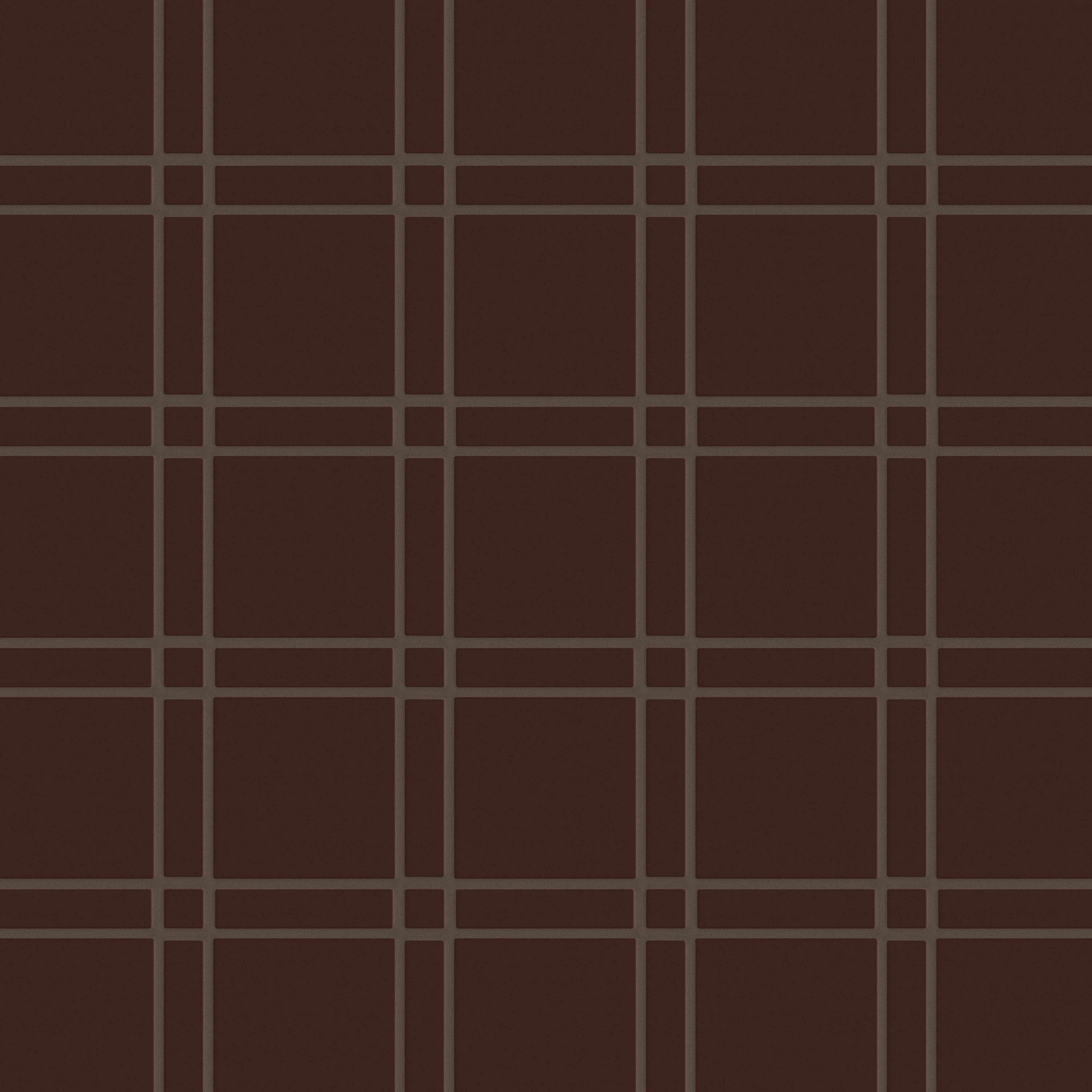 Lattice Sheeted Original Ceramic Tile in Garnet Matte