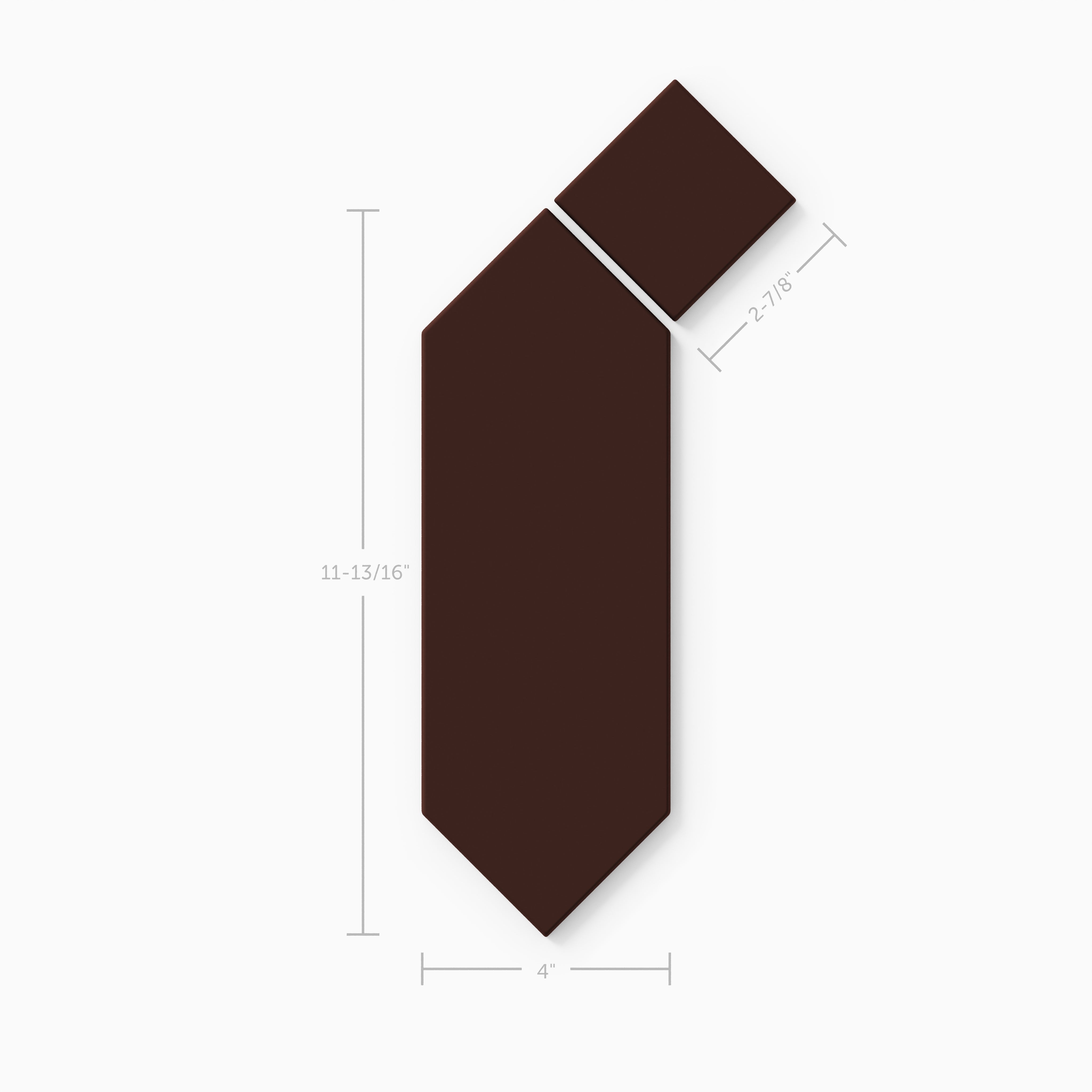 Mission Original Ceramic Tile in Garnet Matte