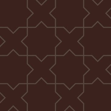 Star & Cross Original Ceramic Tile in Garnet Matte