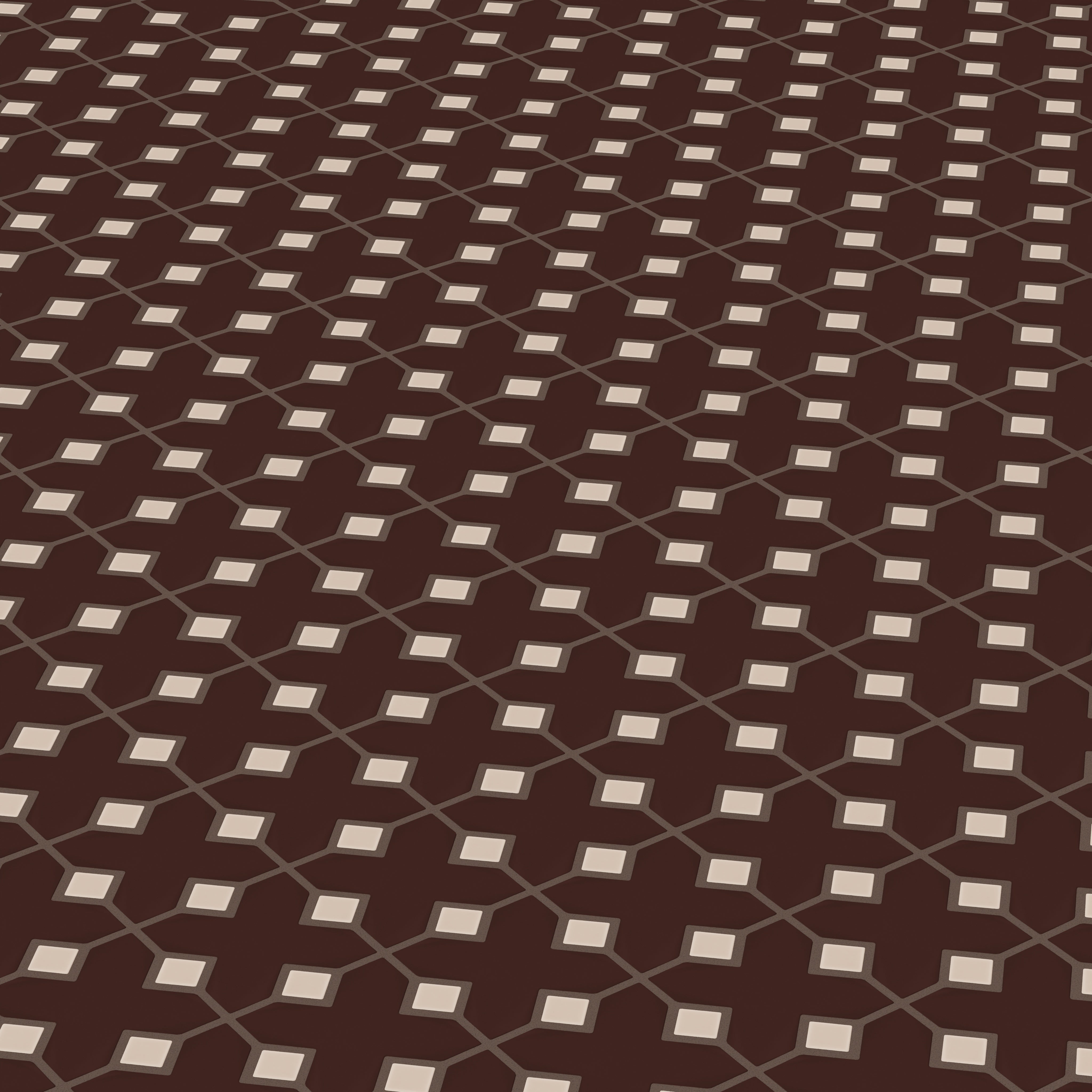 Hacienda Sheeted Original Ceramic Tile in Garnet Matte & Sweet Pea Matte