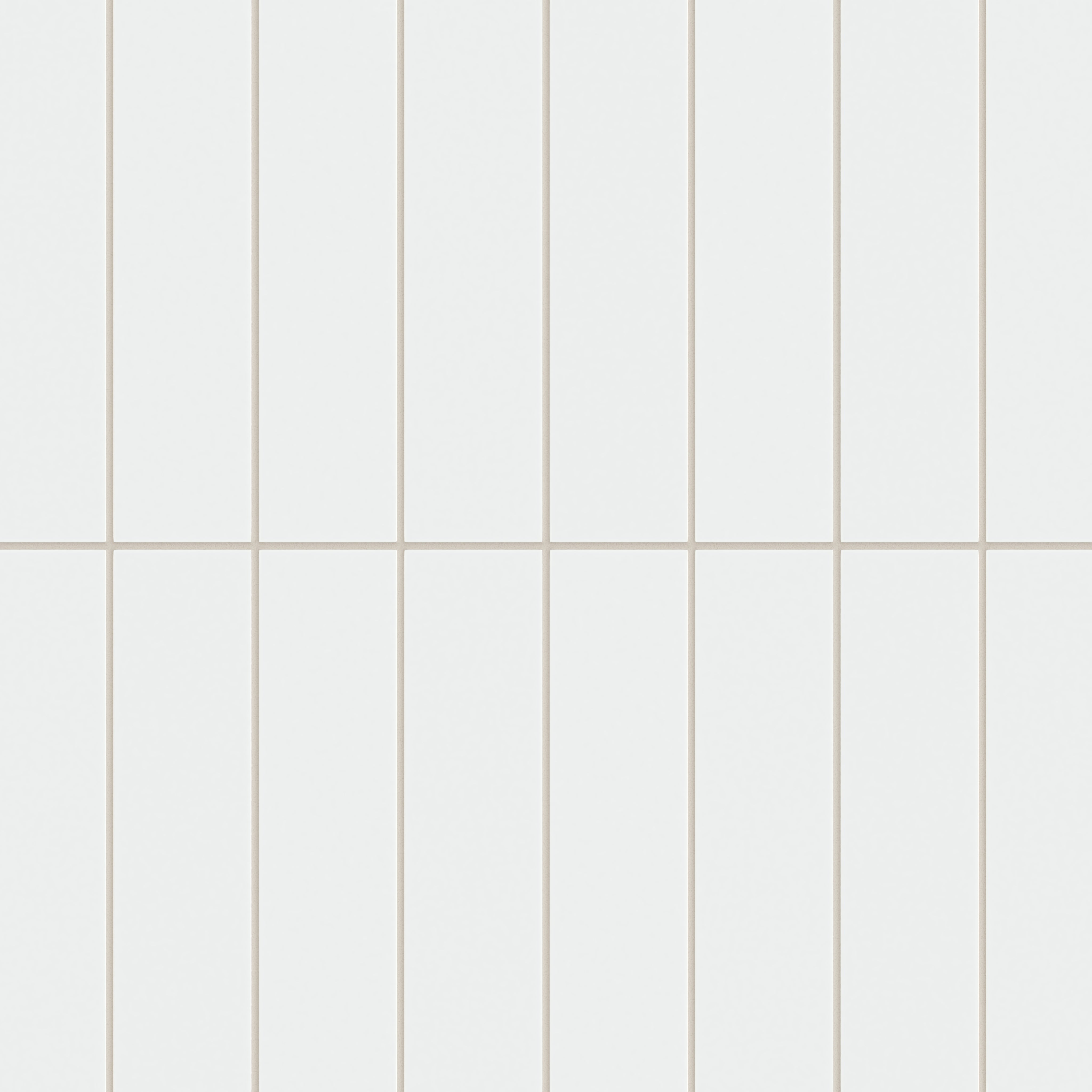 3x12 Natural Press Ceramic Tile in Gesso Matte