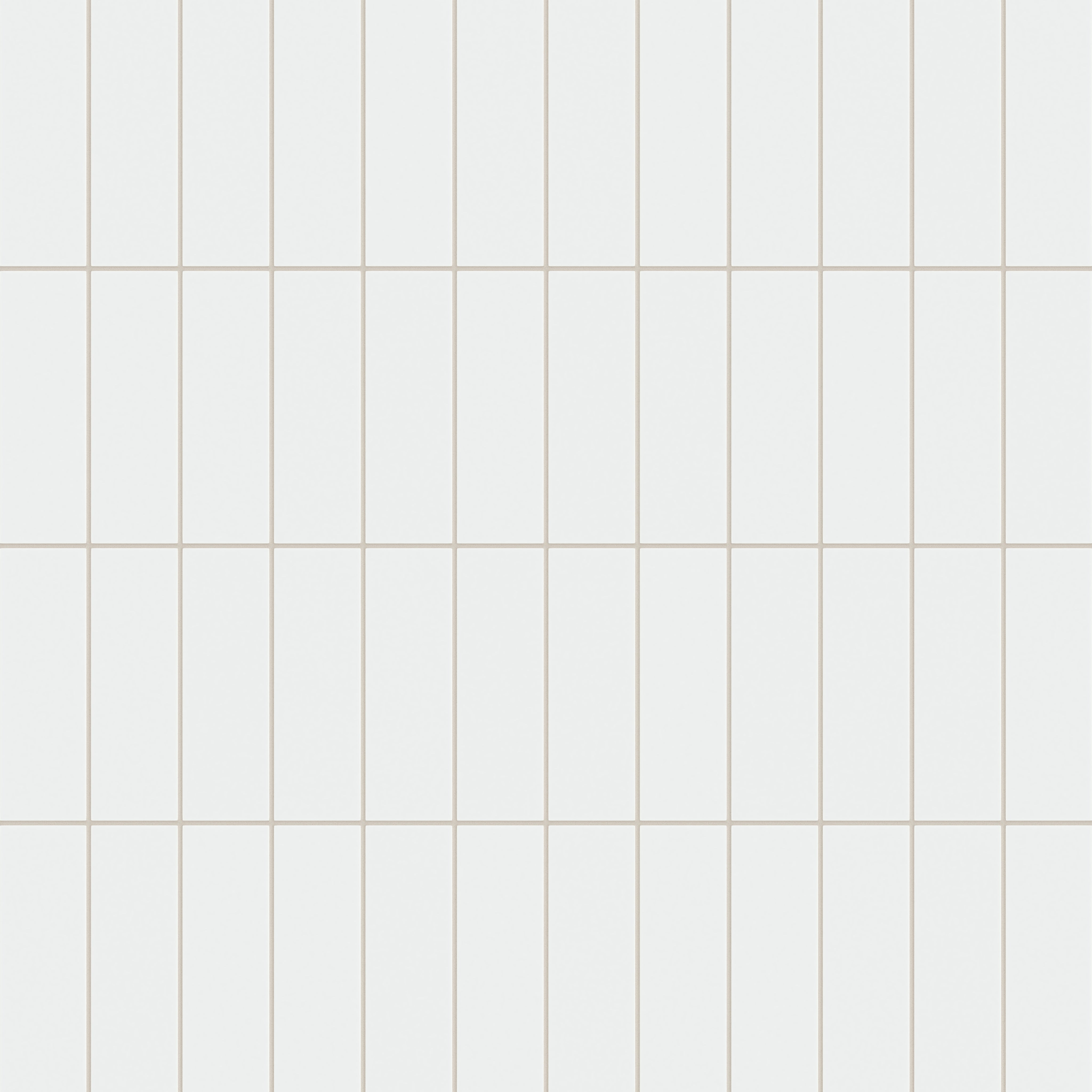 3x9 Natural Press Ceramic Tile in Gesso Matte