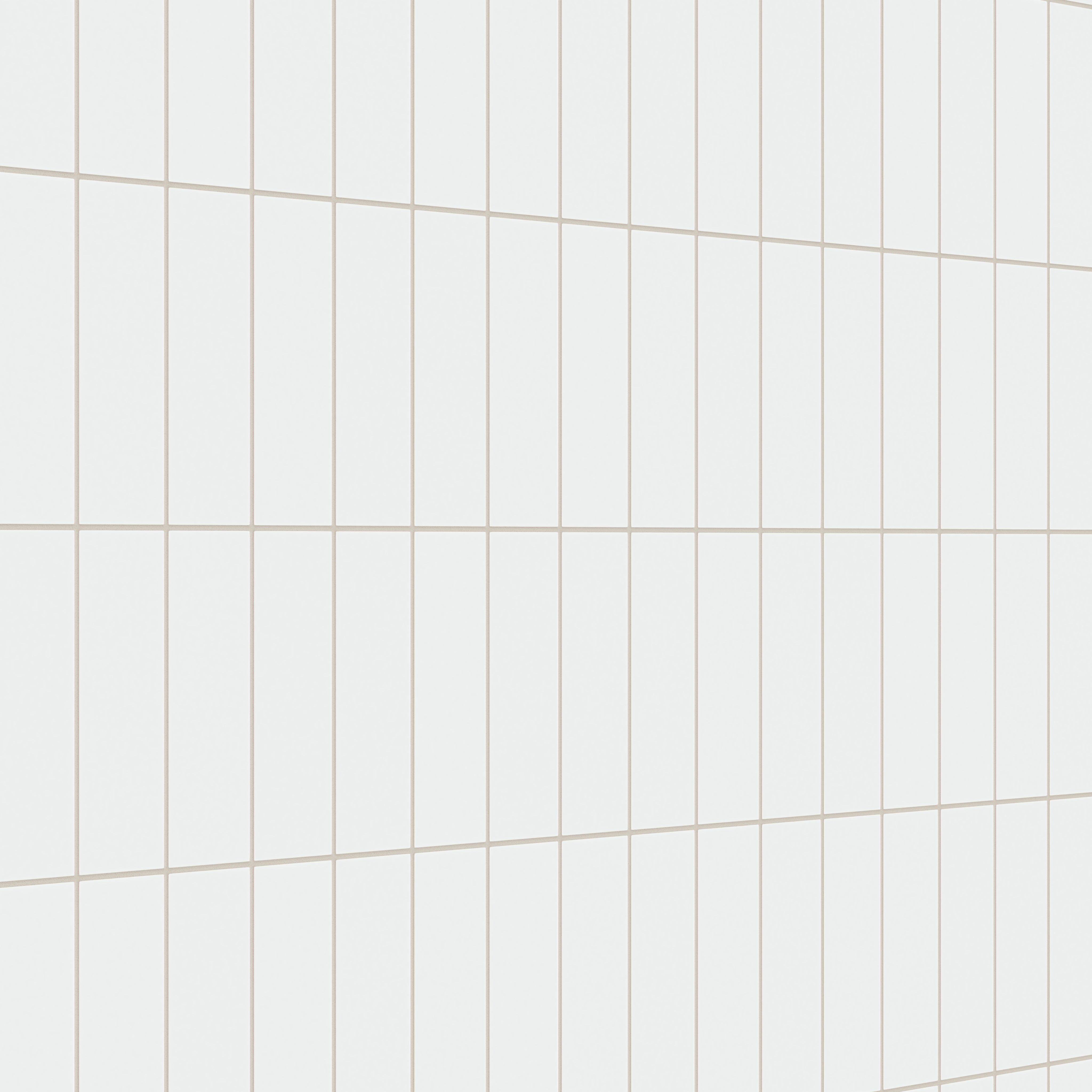 3x9 Natural Press Ceramic Tile in Gesso Matte