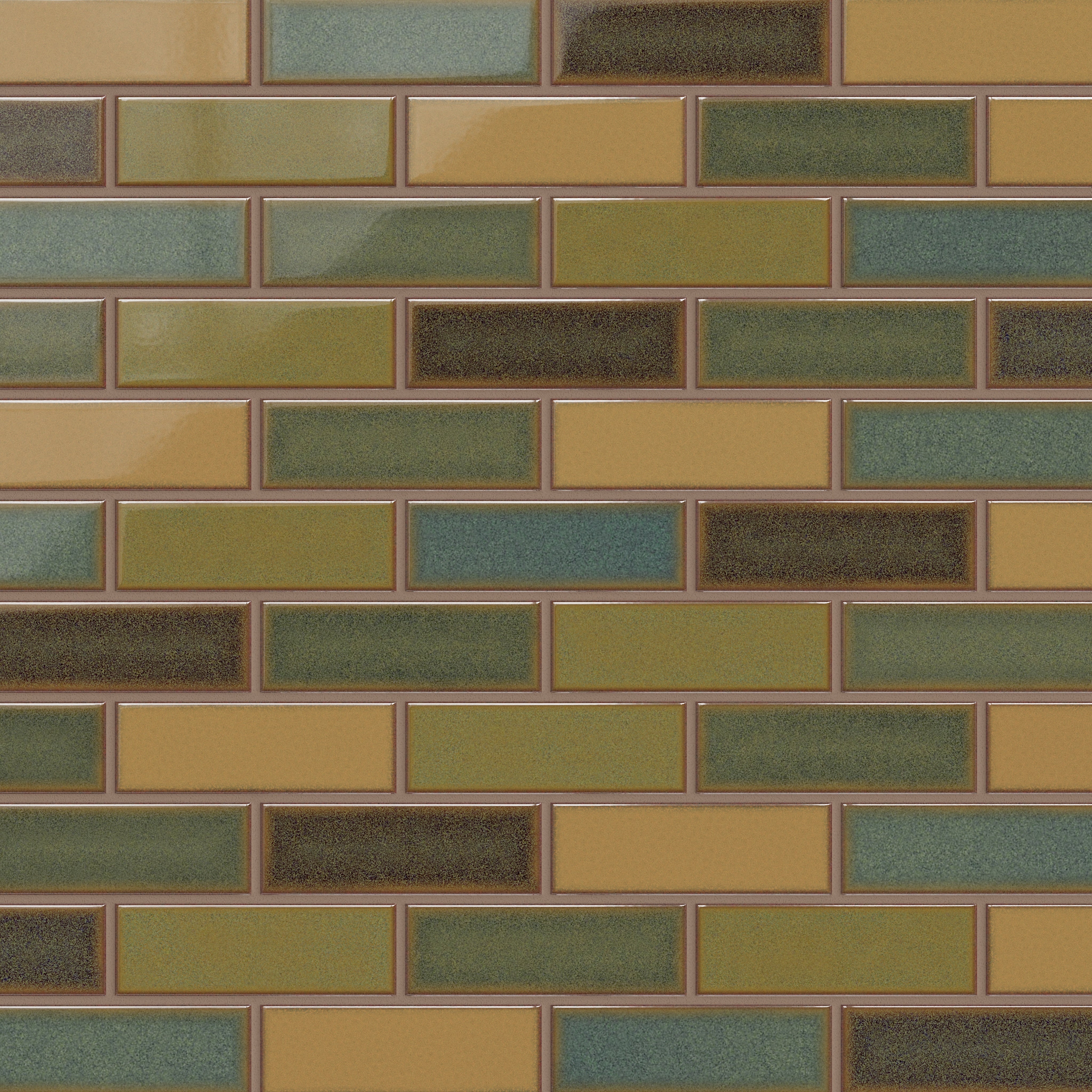 2x6 Original Ceramic Tile in Golden Hour