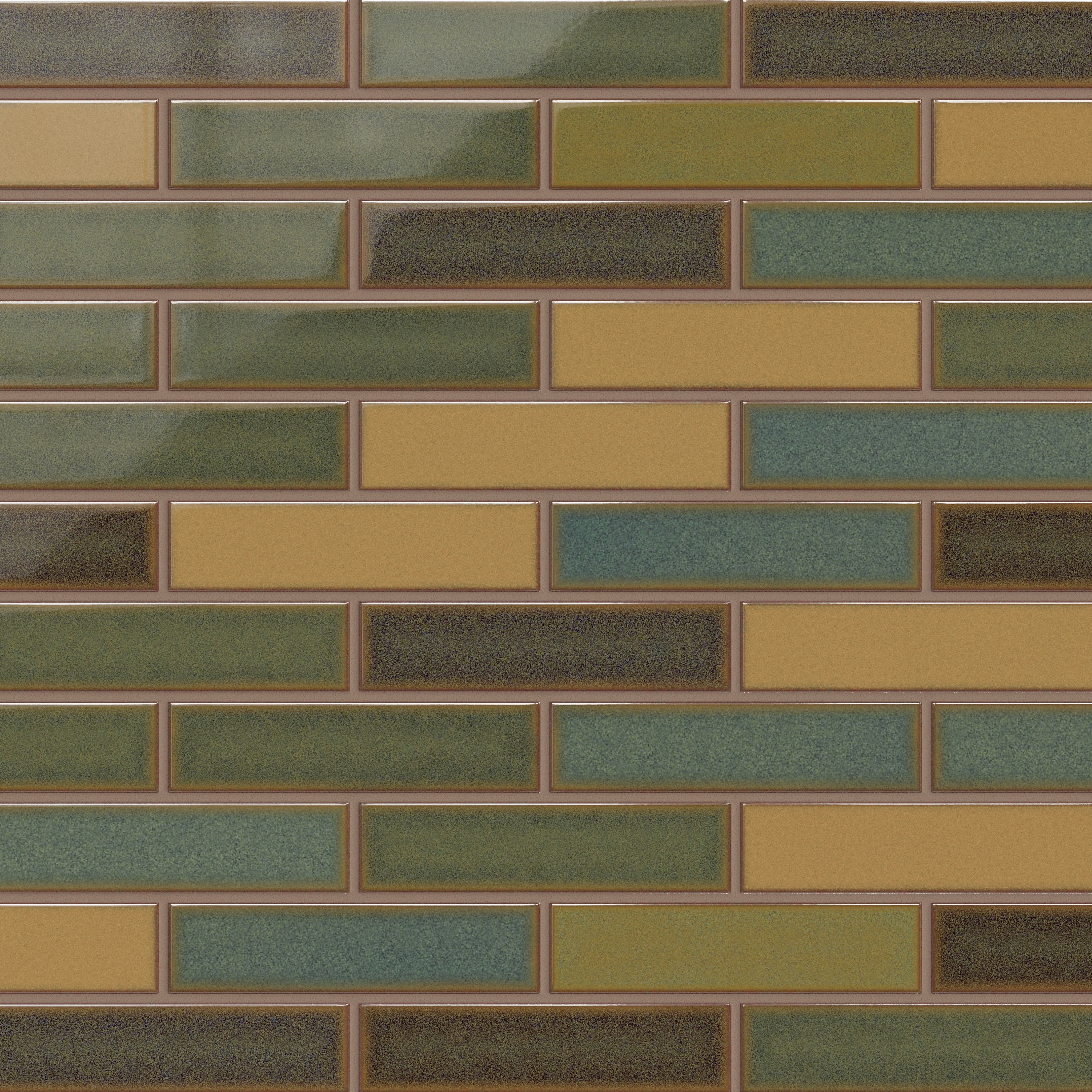 Golden Hour 2x8 Gloss Original Ceramic Tile - Fireclay Tile