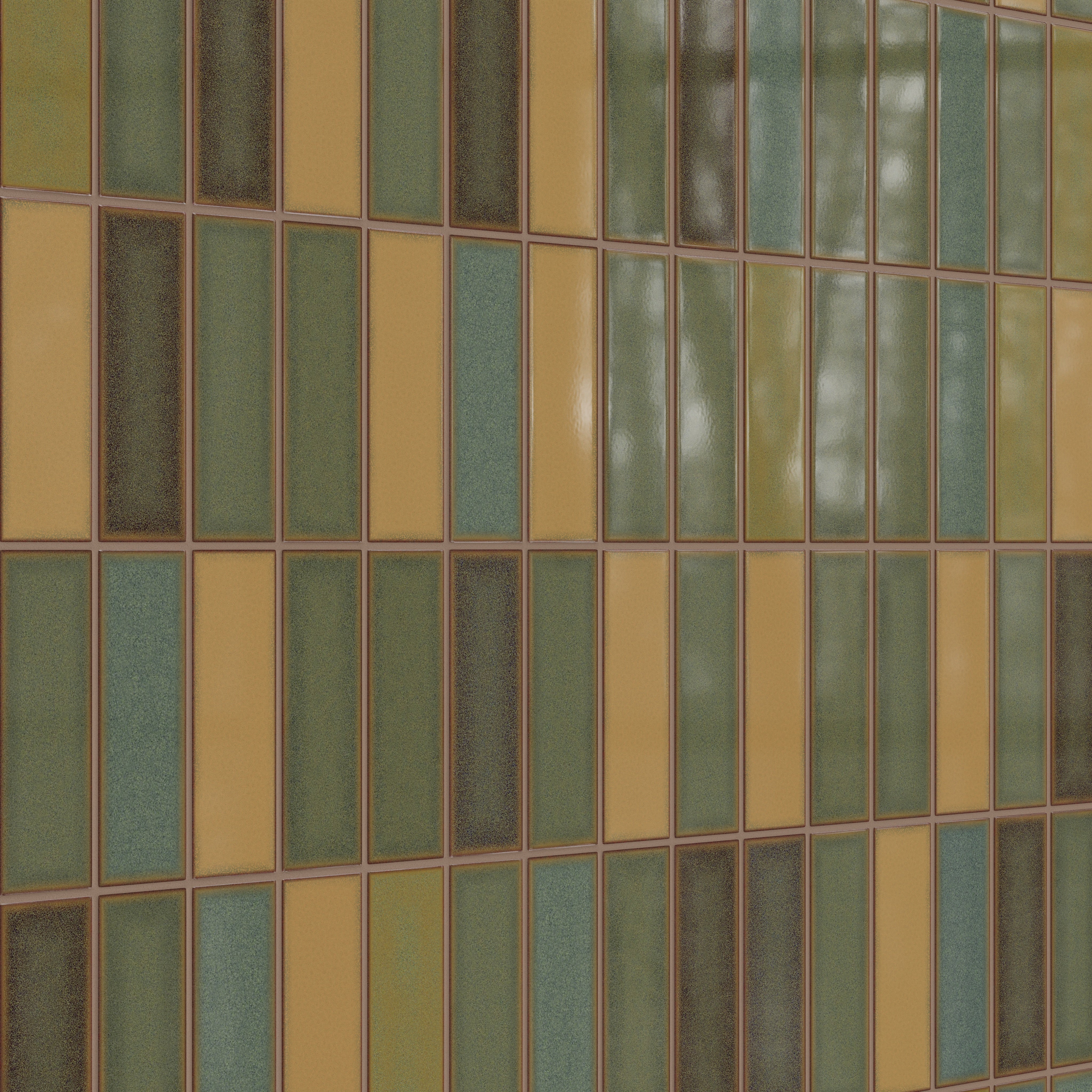 3x9 Original Ceramic Tile in Golden Hour