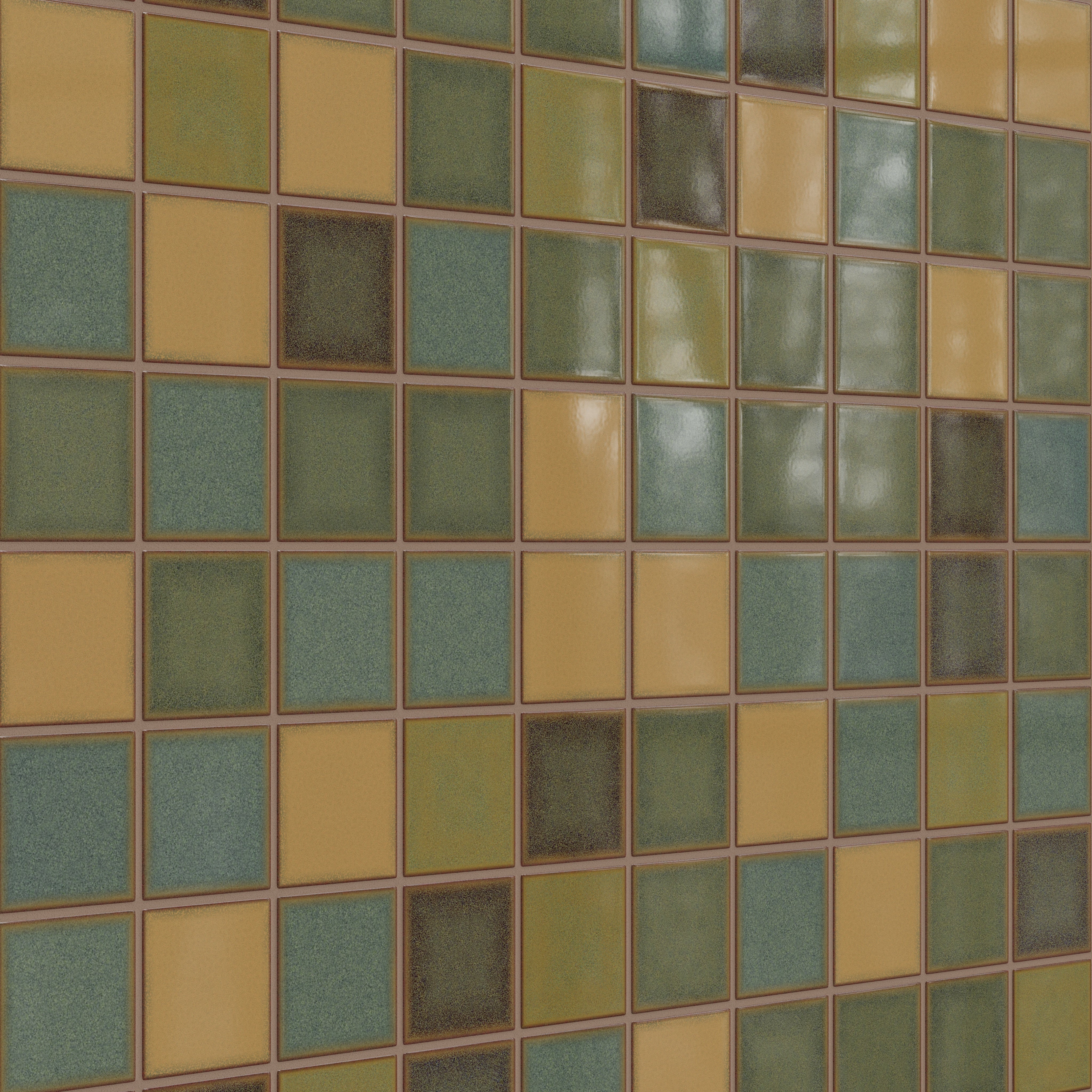 4x4 Original Ceramic Tile in Golden Hour