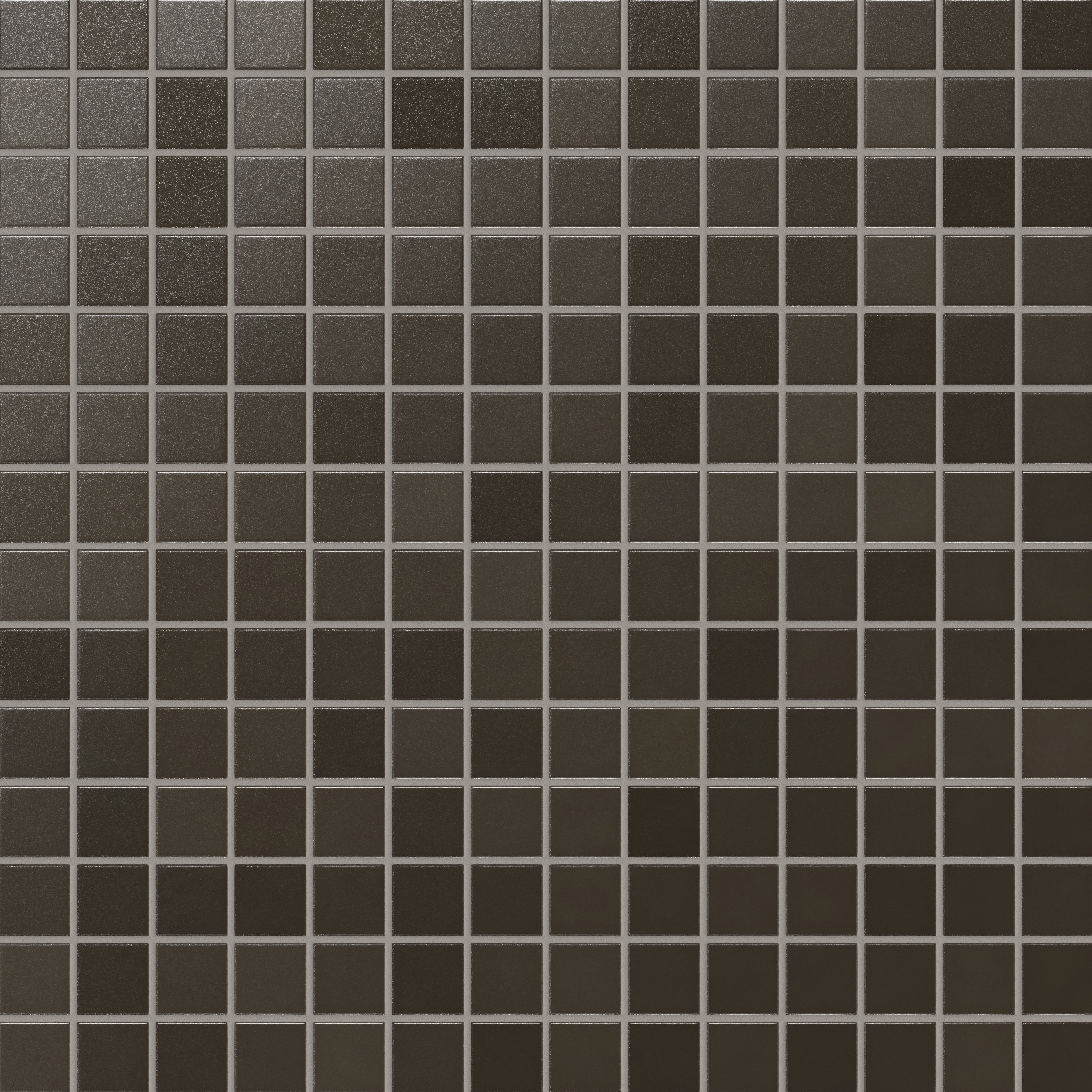 2x2 Straight Set Sheeted Original Ceramic Mosaic Tile in Graphite