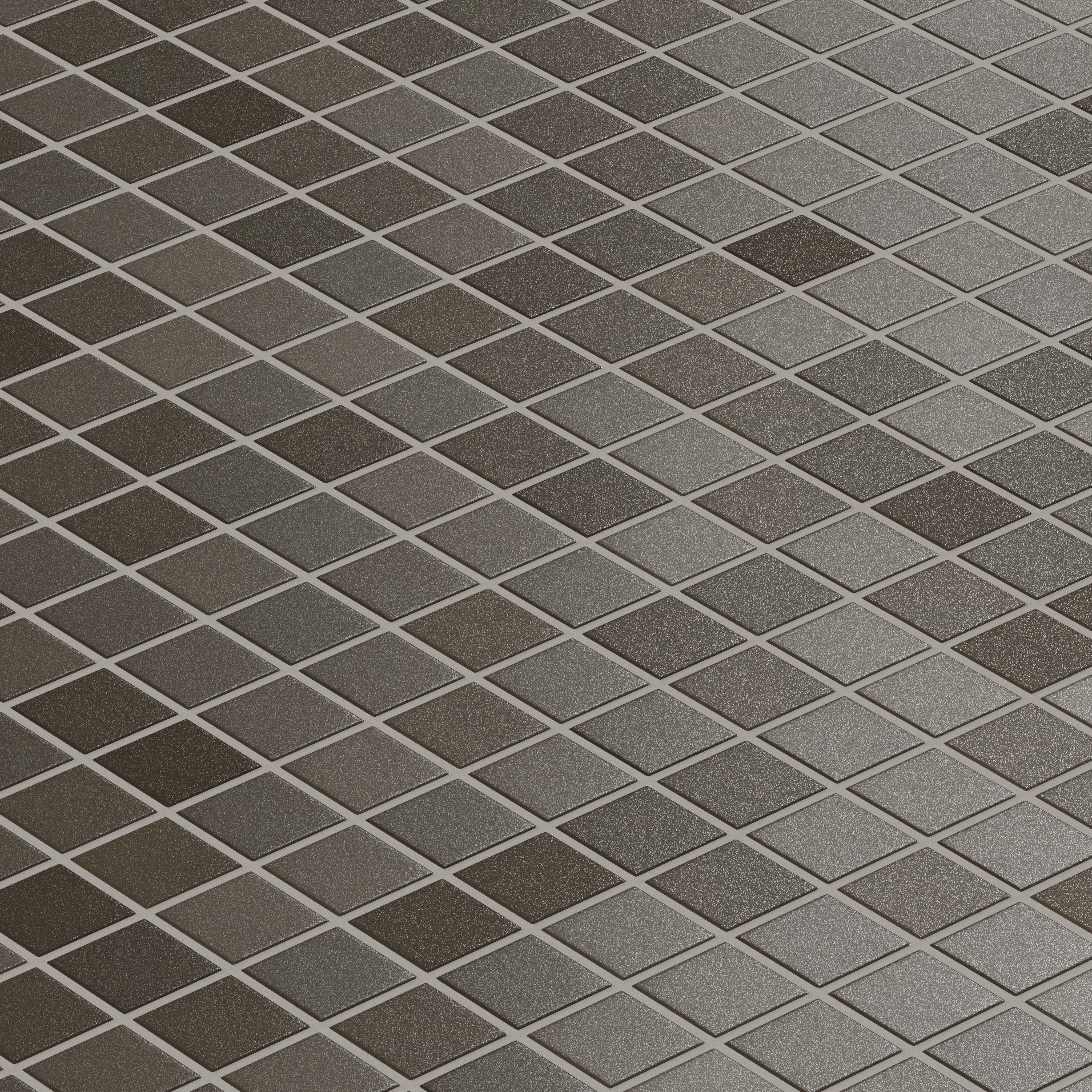 2x2 Straight Set Sheeted Original Ceramic Mosaic Tile in Graphite
