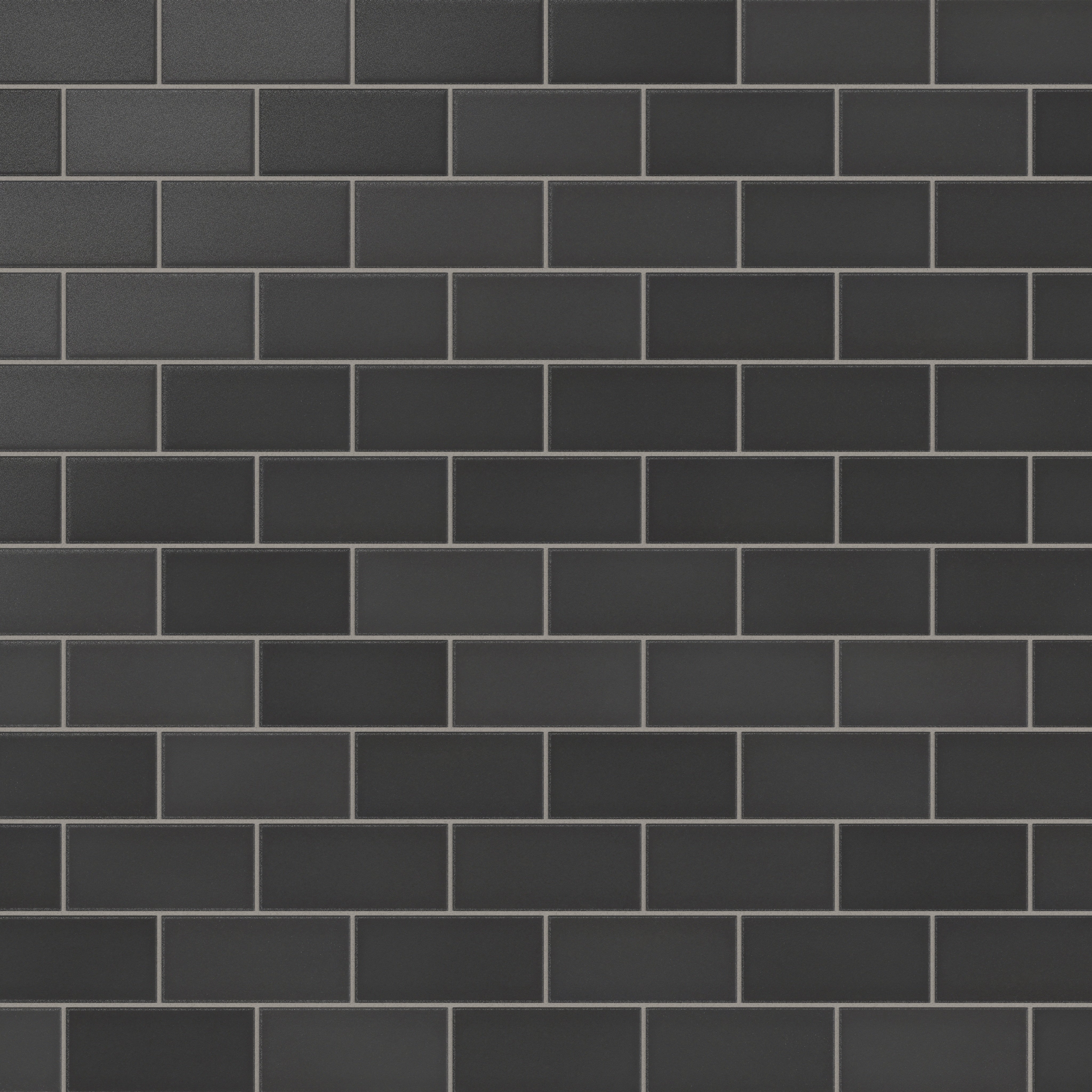 フェイド TO ブラック('81米) Graphite 3x6 Matte Original Ceramic Tile - Fireclay Tile