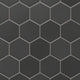 6" Hexagon Original Ceramic Tile in Graphite
