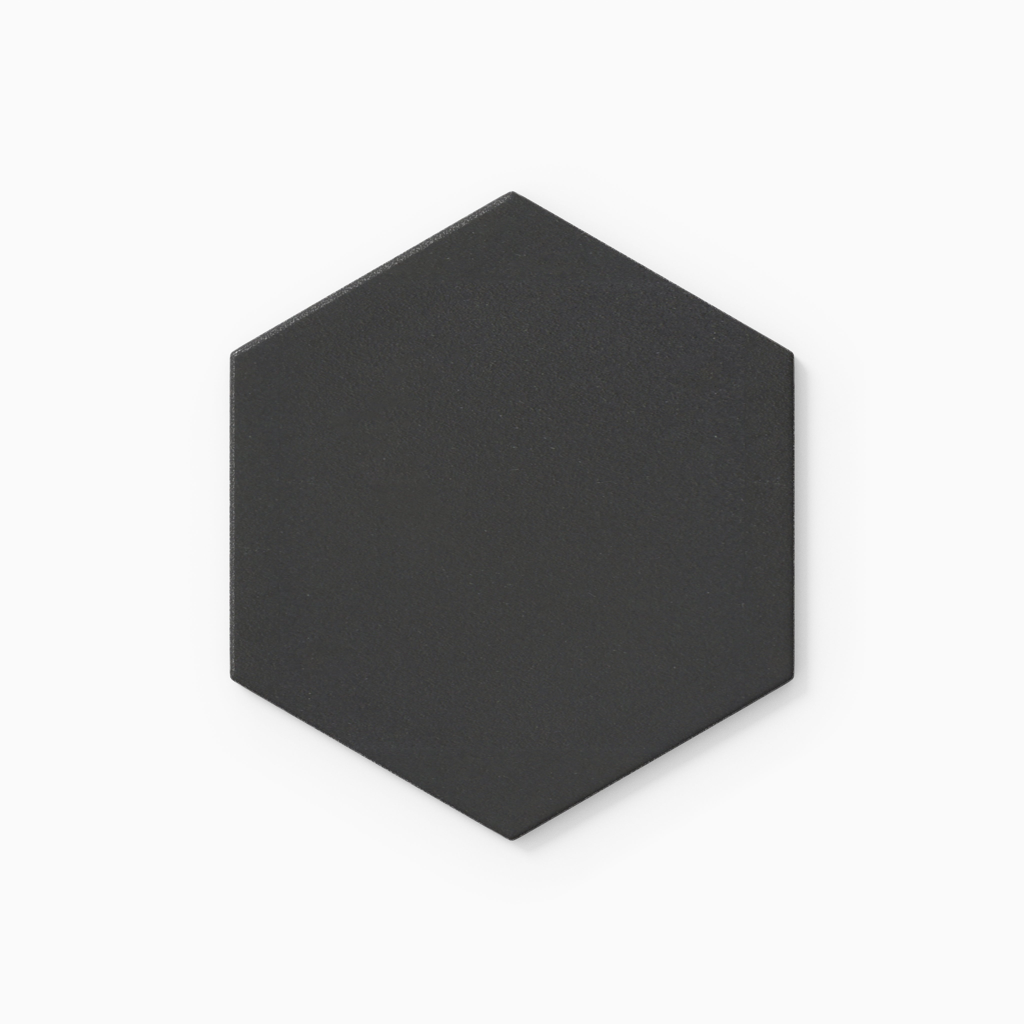 6" Hexagon Original Ceramic Tile in Graphite