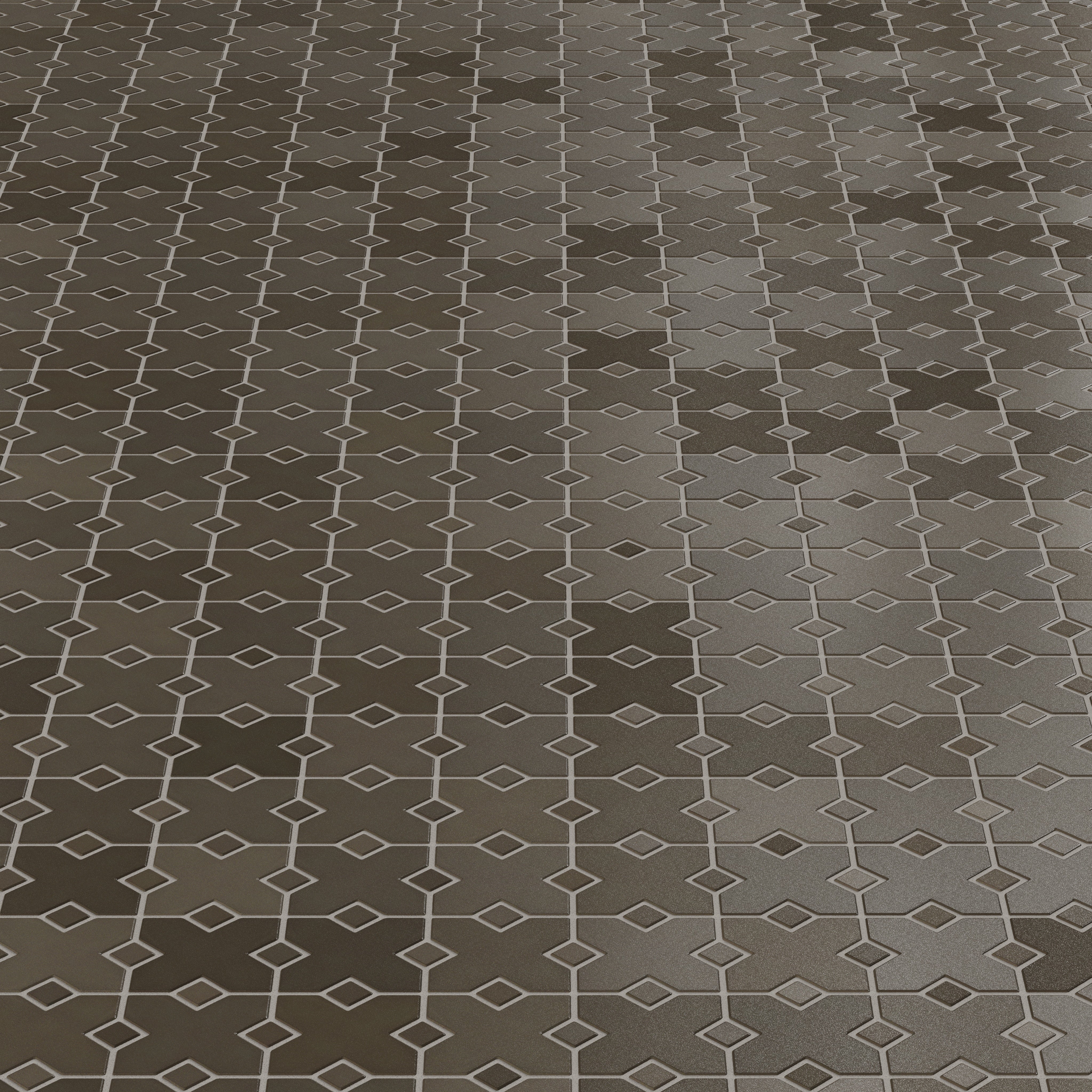 Hacienda Sheeted Original Ceramic Tile in Graphite