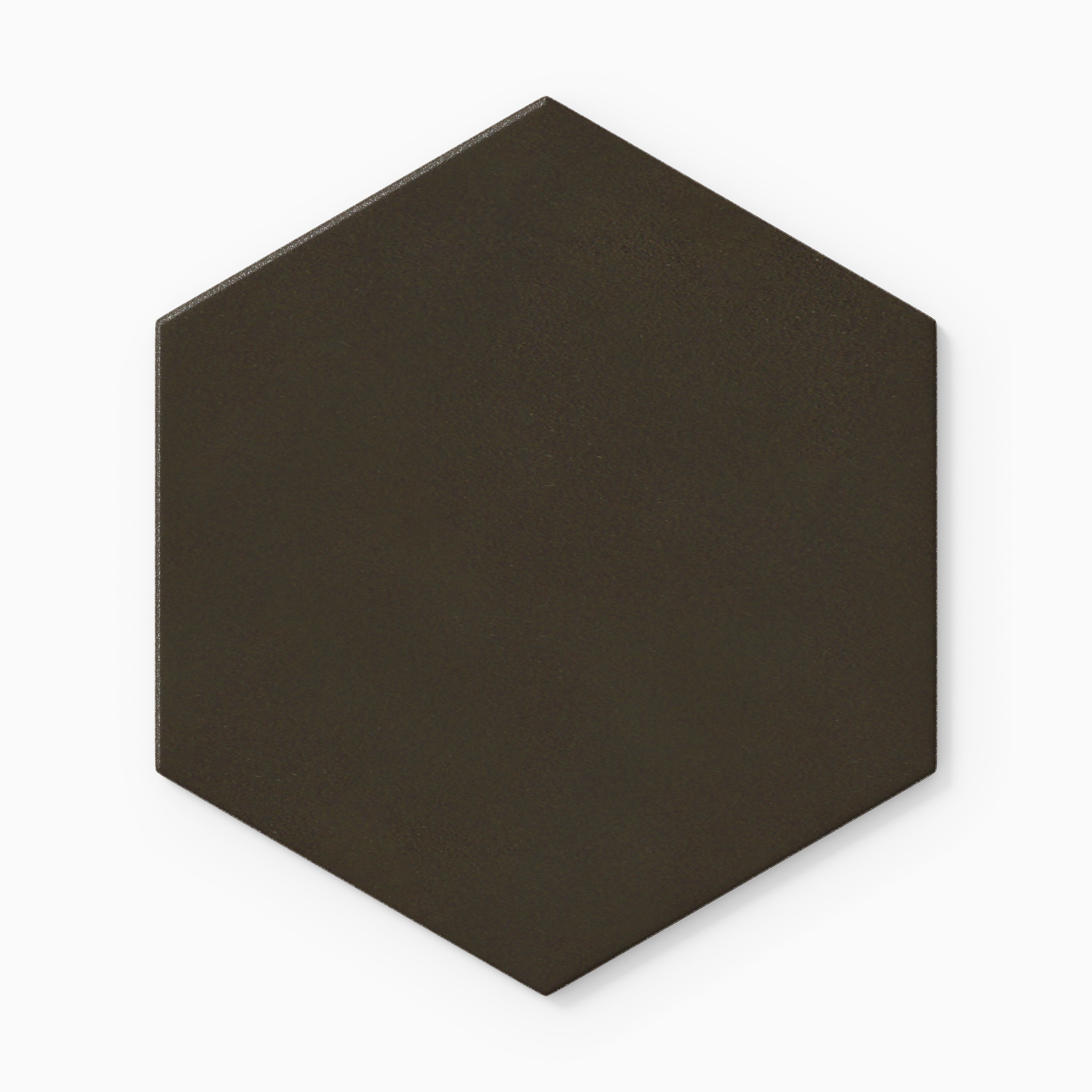 8" Hexagon Original Ceramic Tile in Graphite