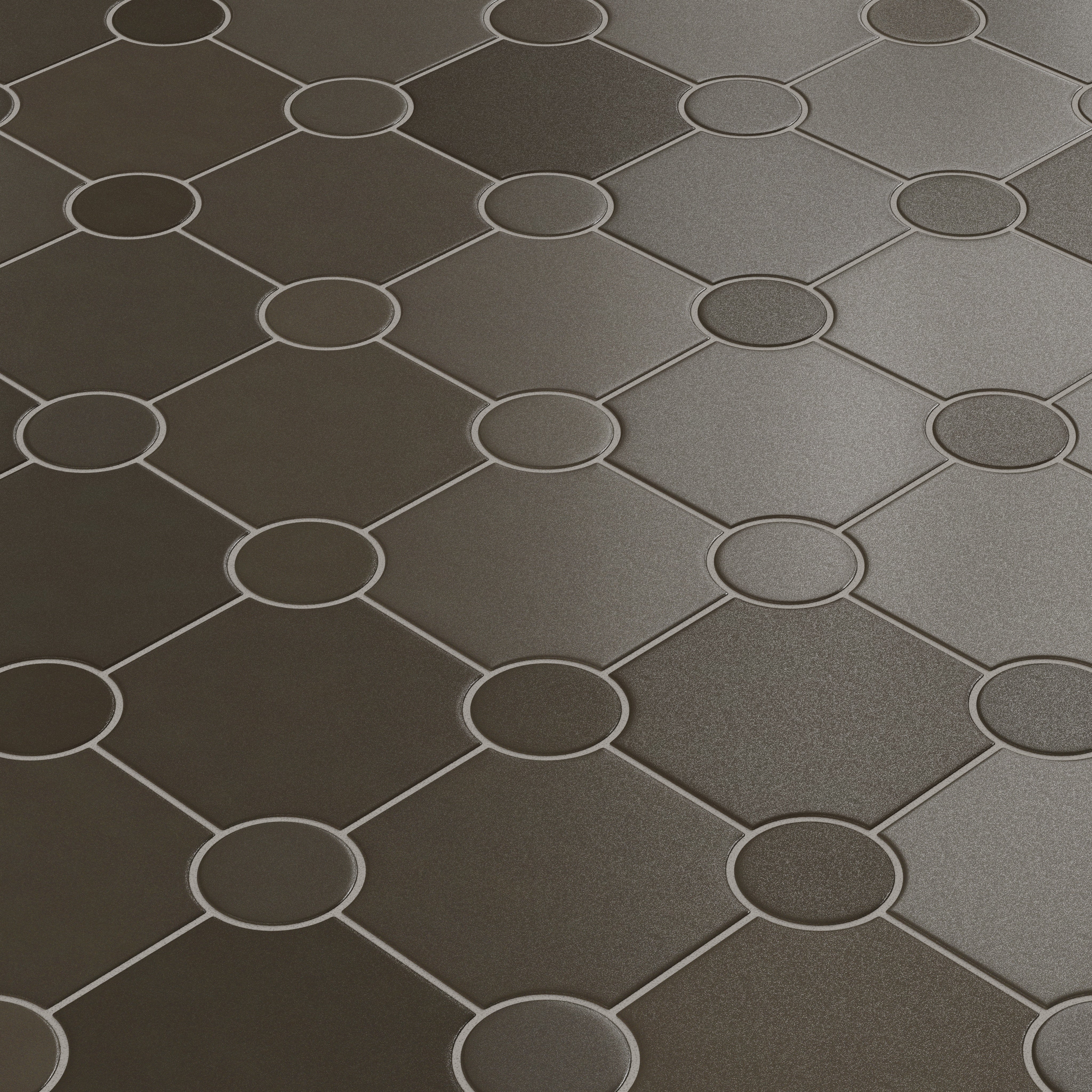Portico Original Ceramic Tile in Graphite