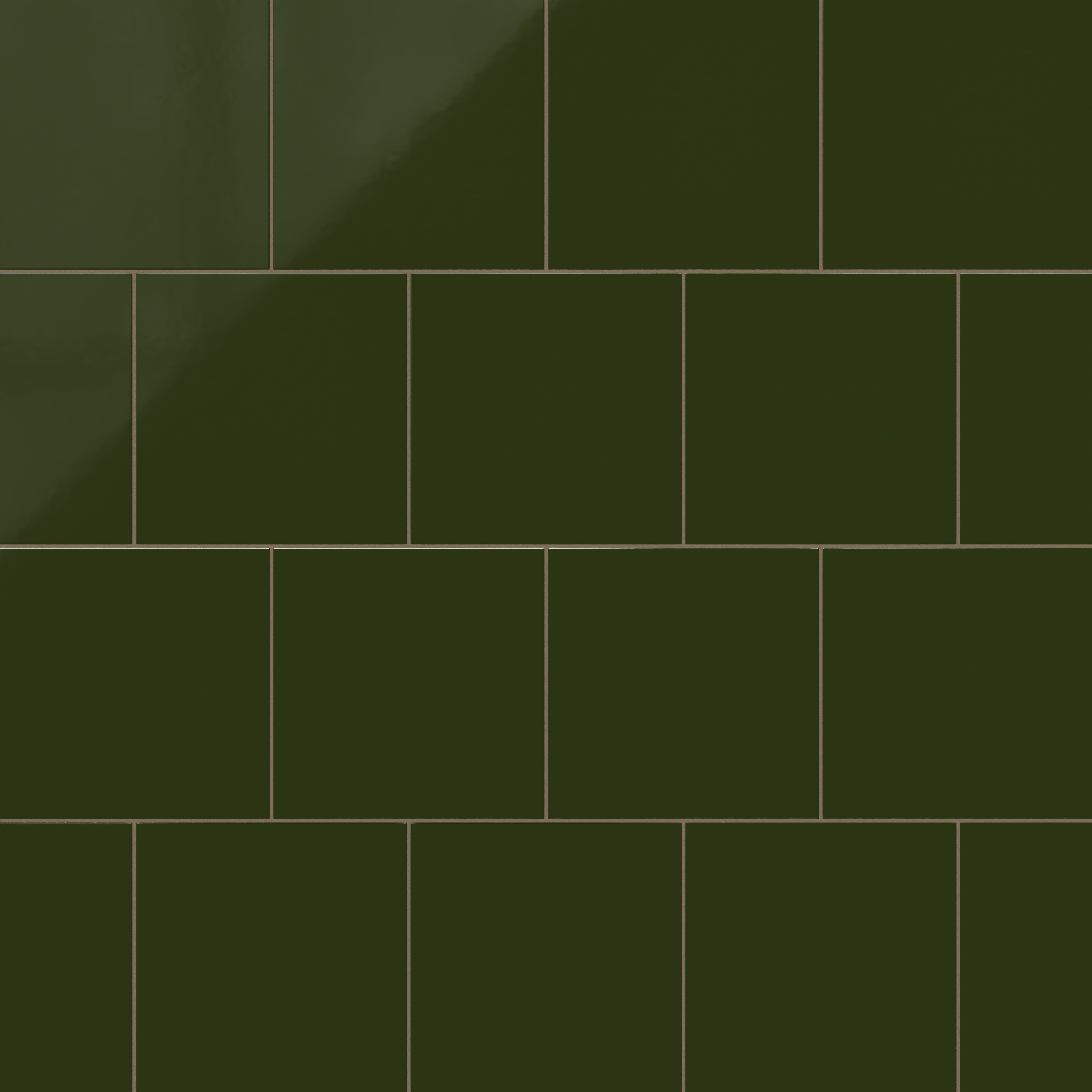 12x12 Natural Press Ceramic Tile in Green Apatite Gloss