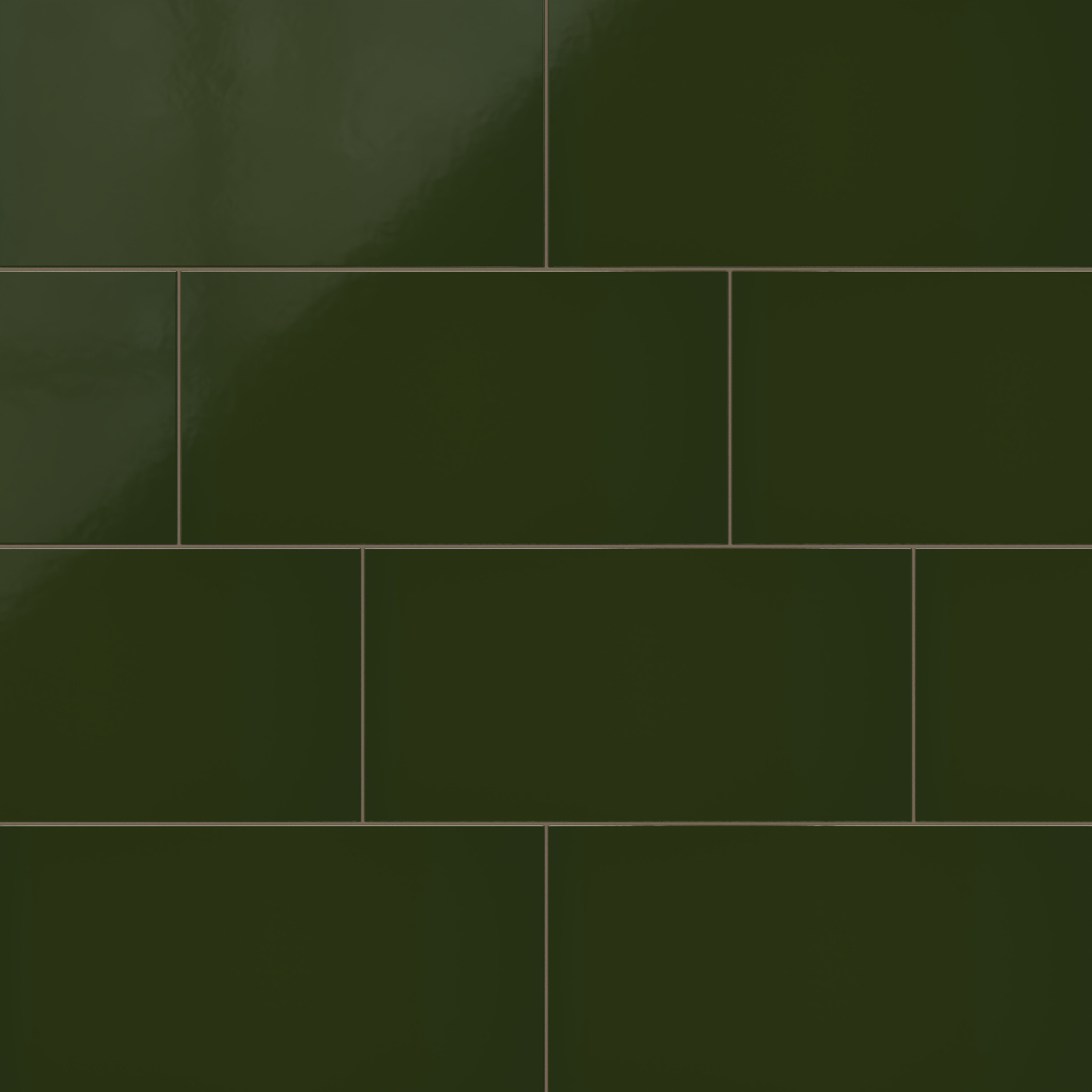 12x24 Natural Press Ceramic Tile in Green Apatite Gloss