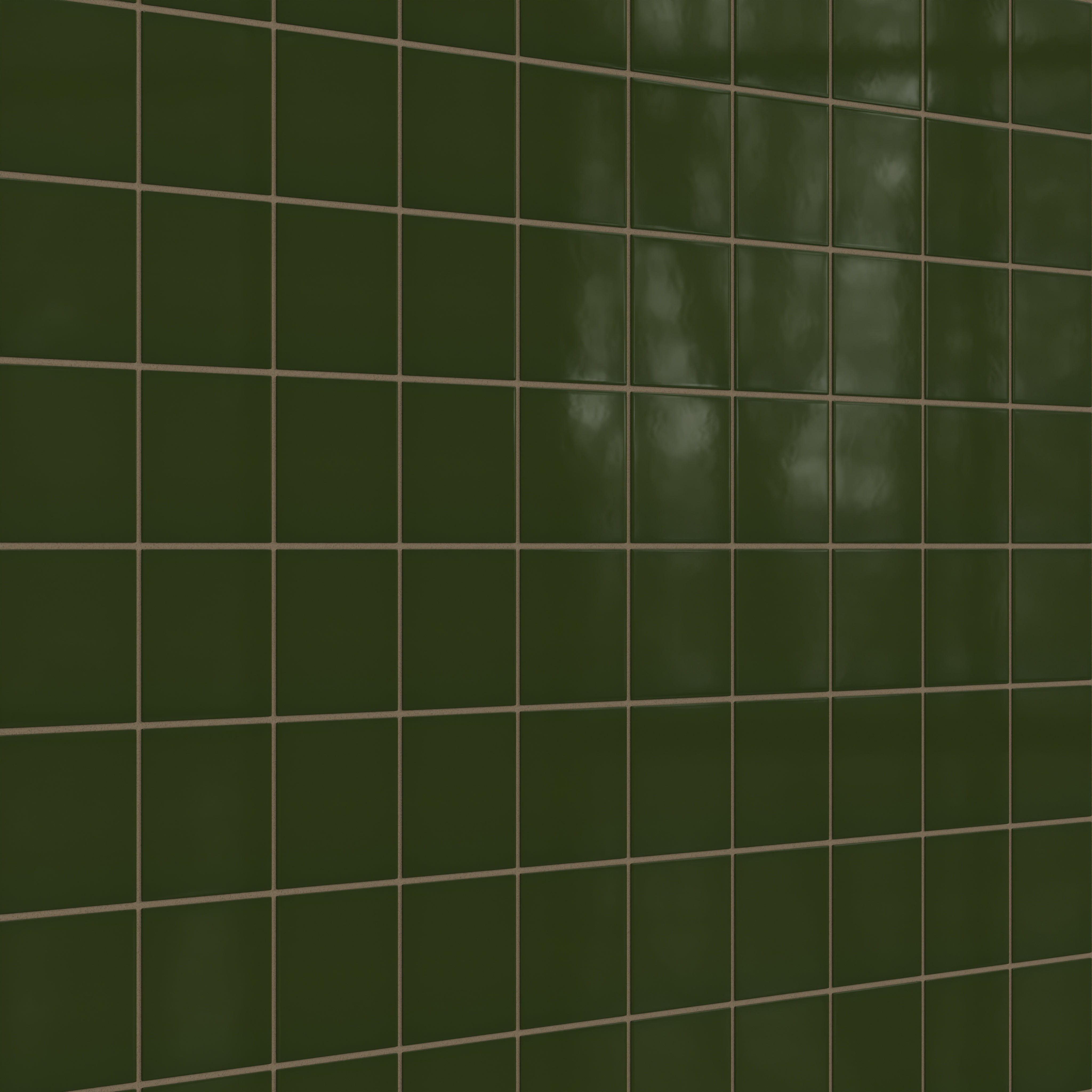 4x4 Natural Press Ceramic Tile in Green Apatite Gloss