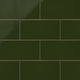 6x12 Natural Press Ceramic Tile in Green Apatite Gloss