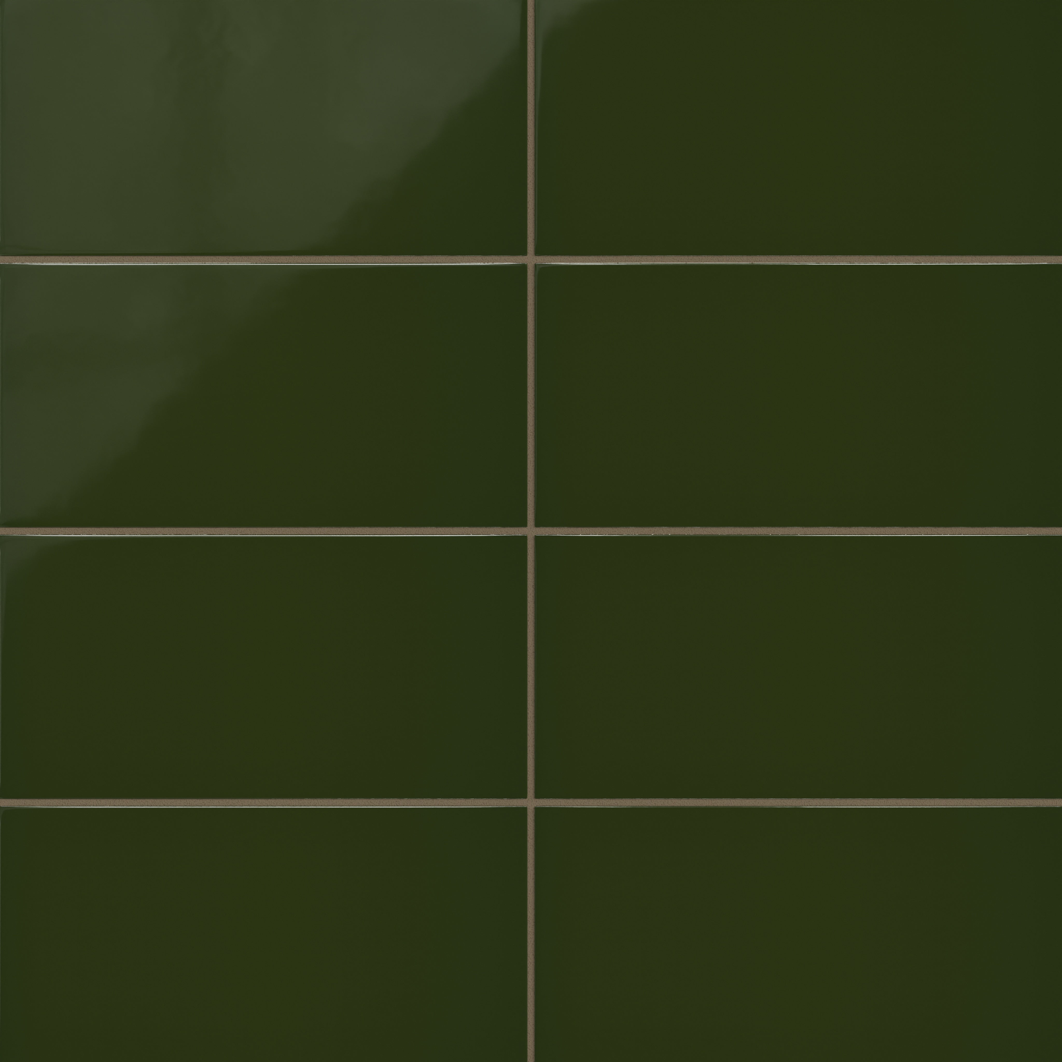 6x12 Natural Press Ceramic Tile in Green Apatite Gloss