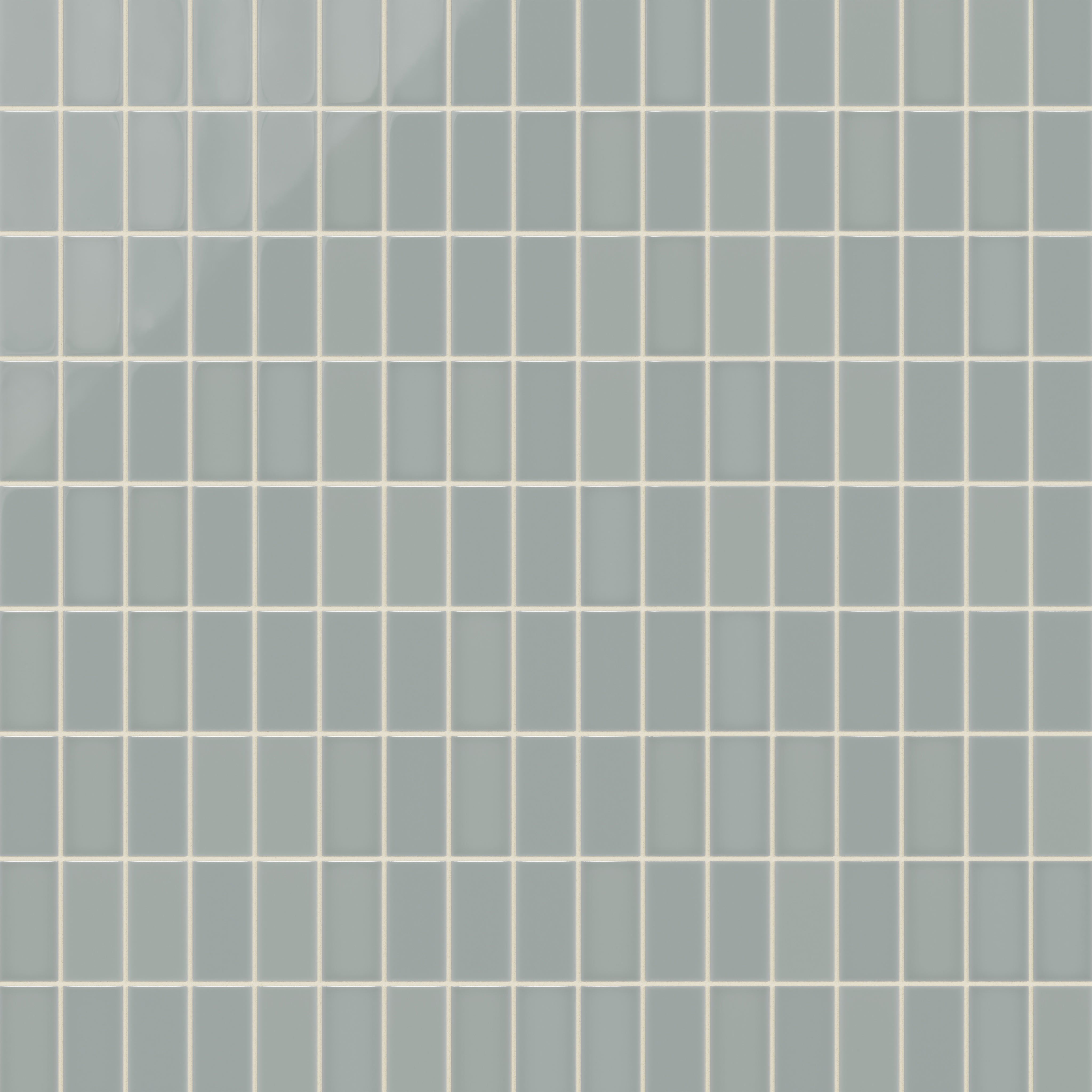 2x4 Straight Set Sheeted Natural Press Ceramic Mosaic Tile in Hood River Gloss