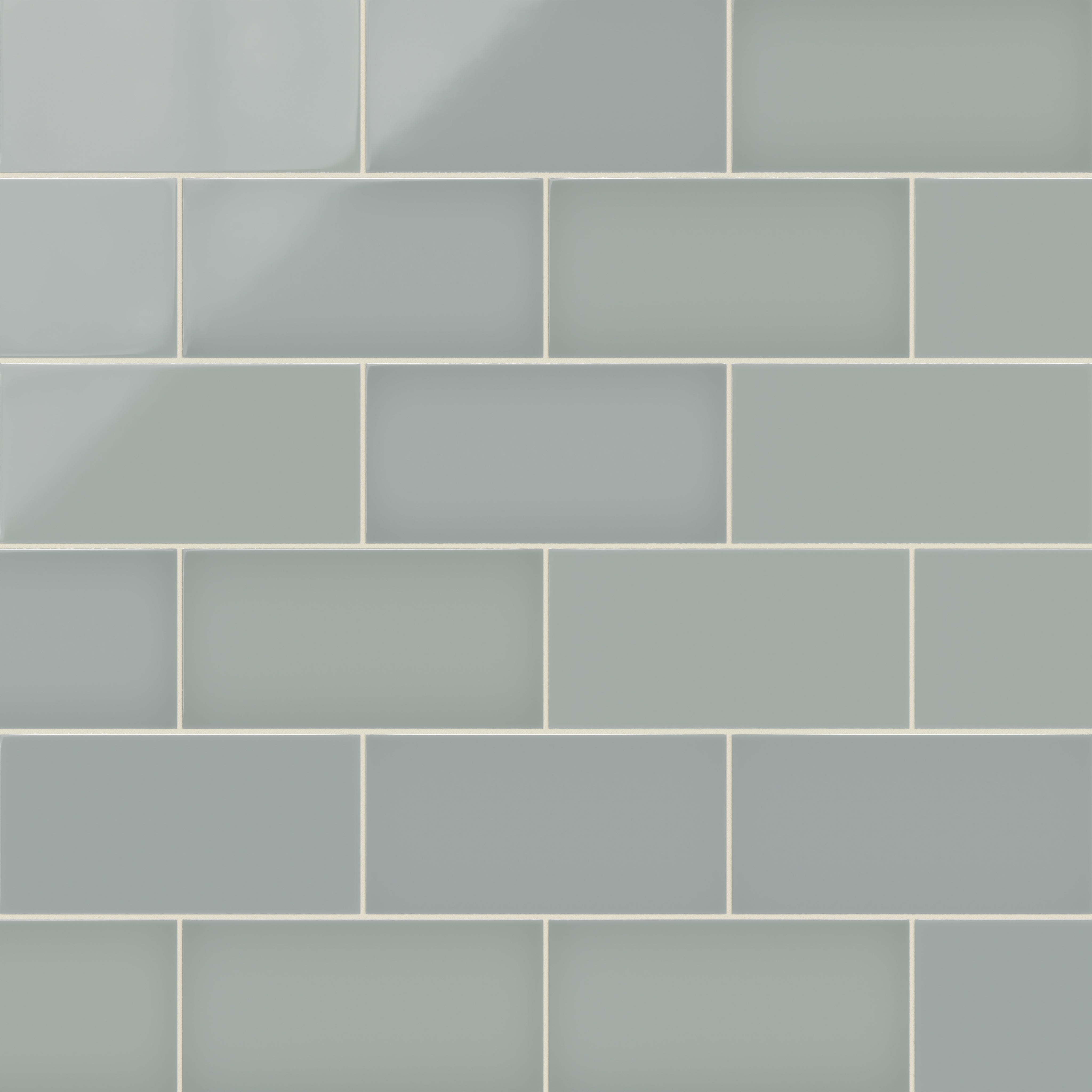 6x12 Natural Press Ceramic Tile in Hood River Gloss