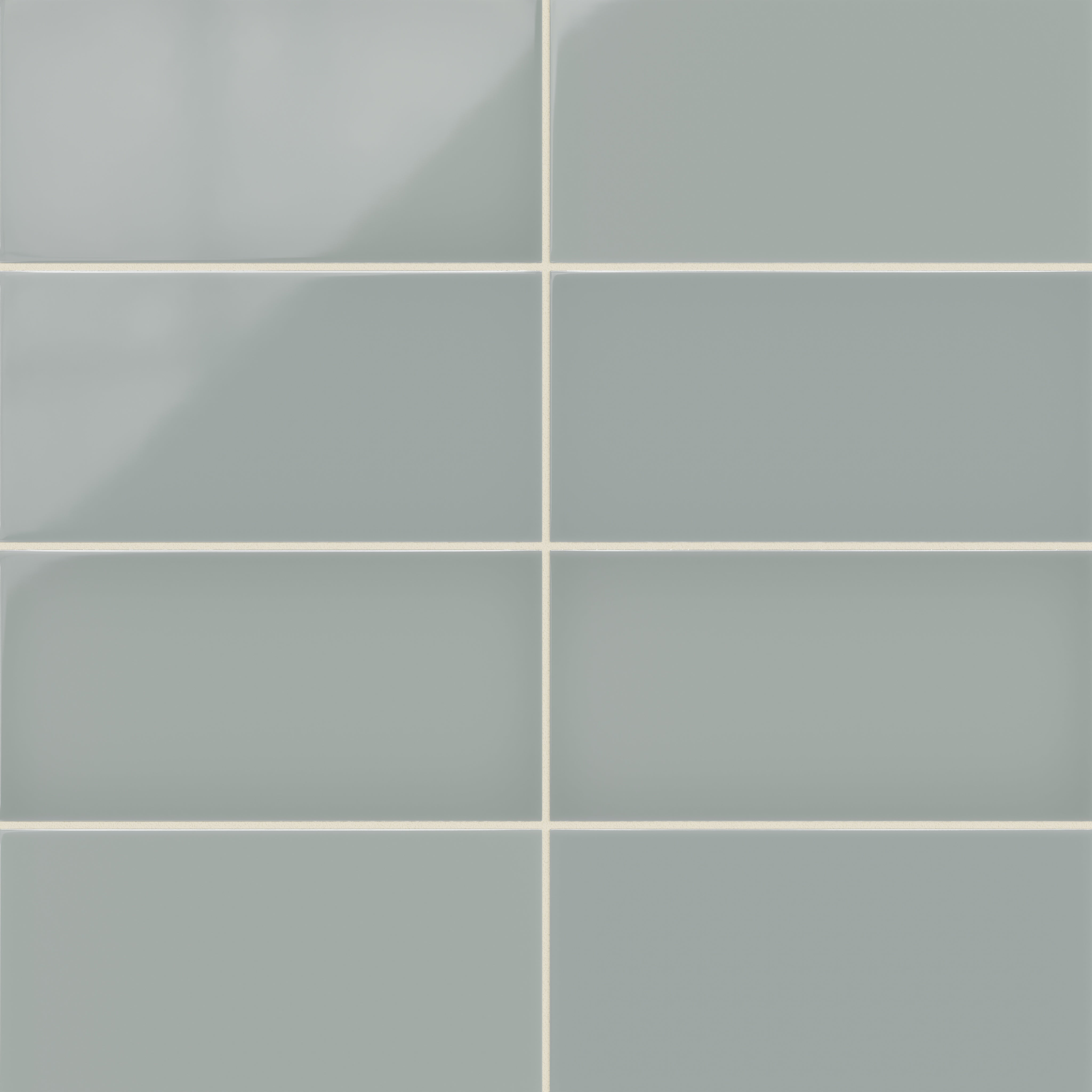 6x12 Natural Press Ceramic Tile in Hood River Gloss