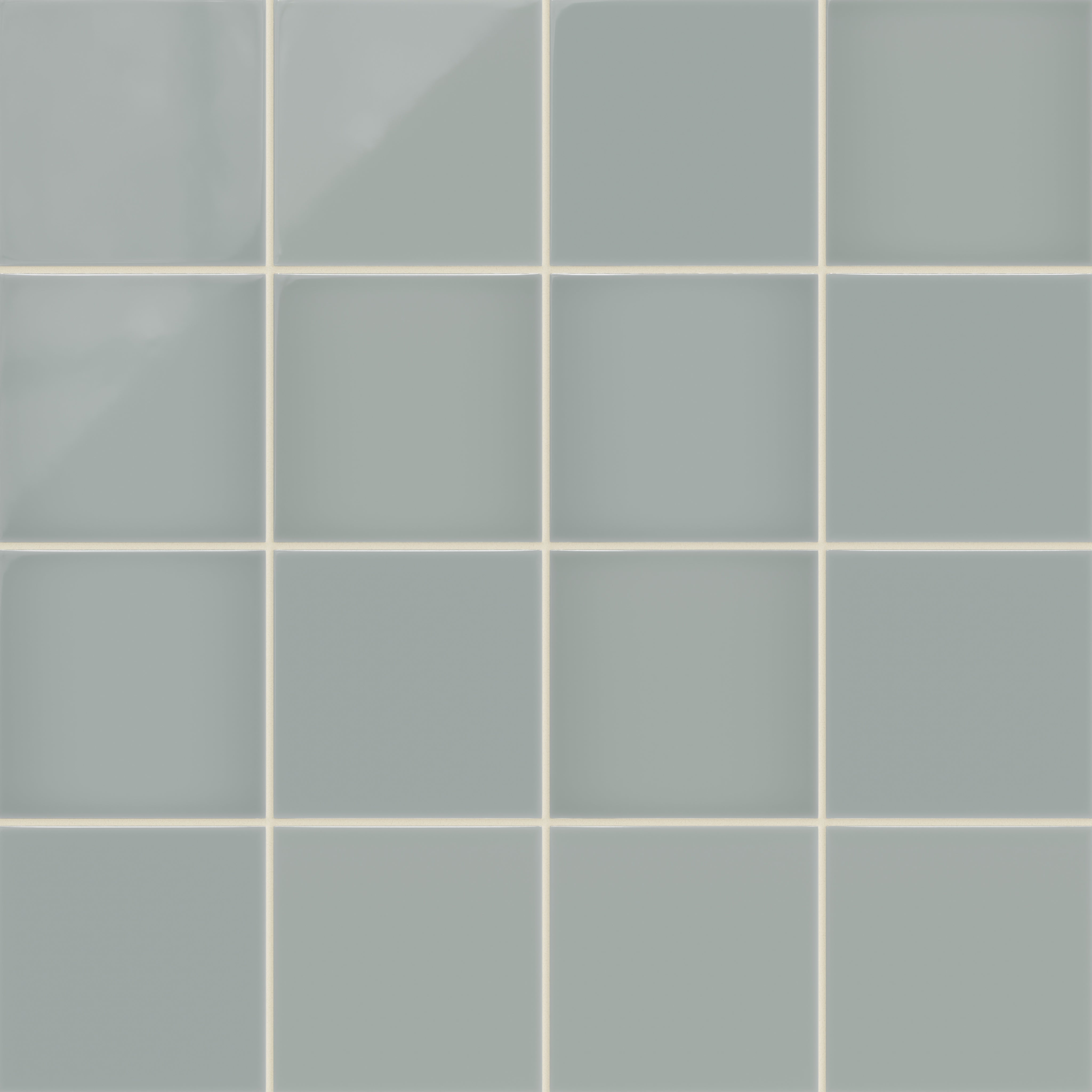 6x6 Natural Press Ceramic Tile in Hood River Gloss